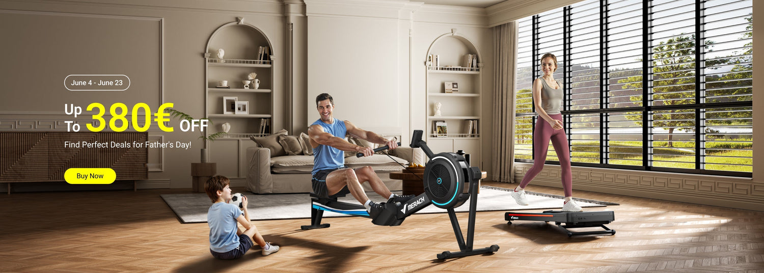Give Dad the Gift of Health This Father's Day with MERACH Rowers