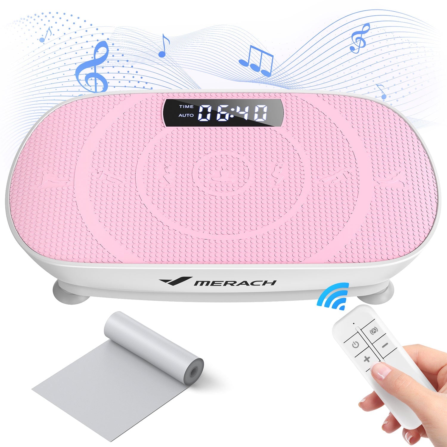 MERACH 2398-Pink Whole Body Vibration Plate