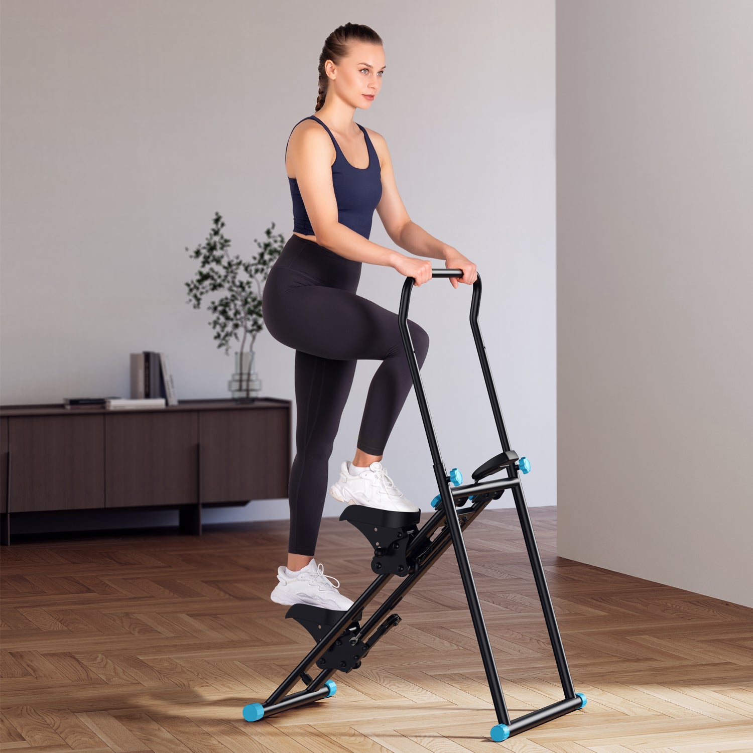 MERACH 2438 Folding Vertical Cardio Exercise Climber