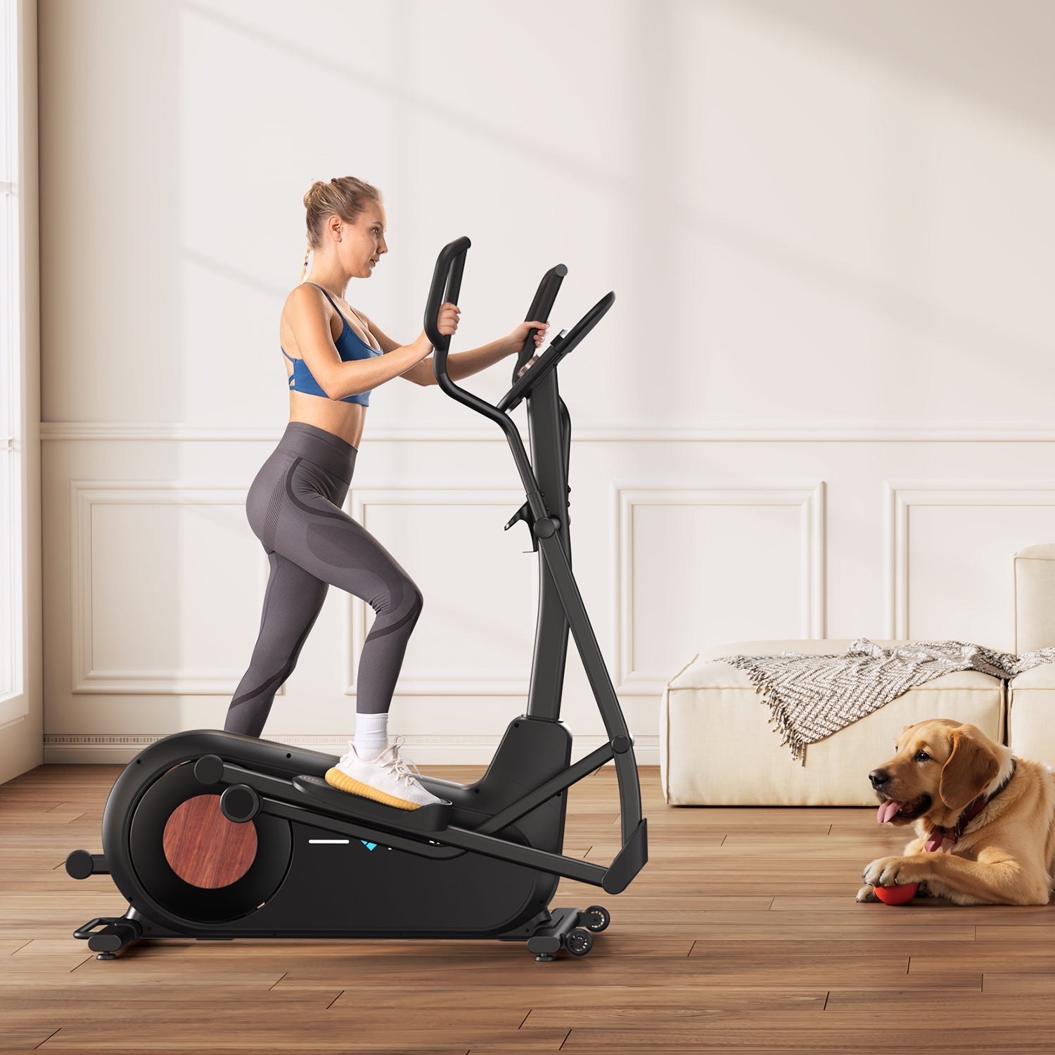 MERACH E27B1 Self-Powered Elliptical Machine