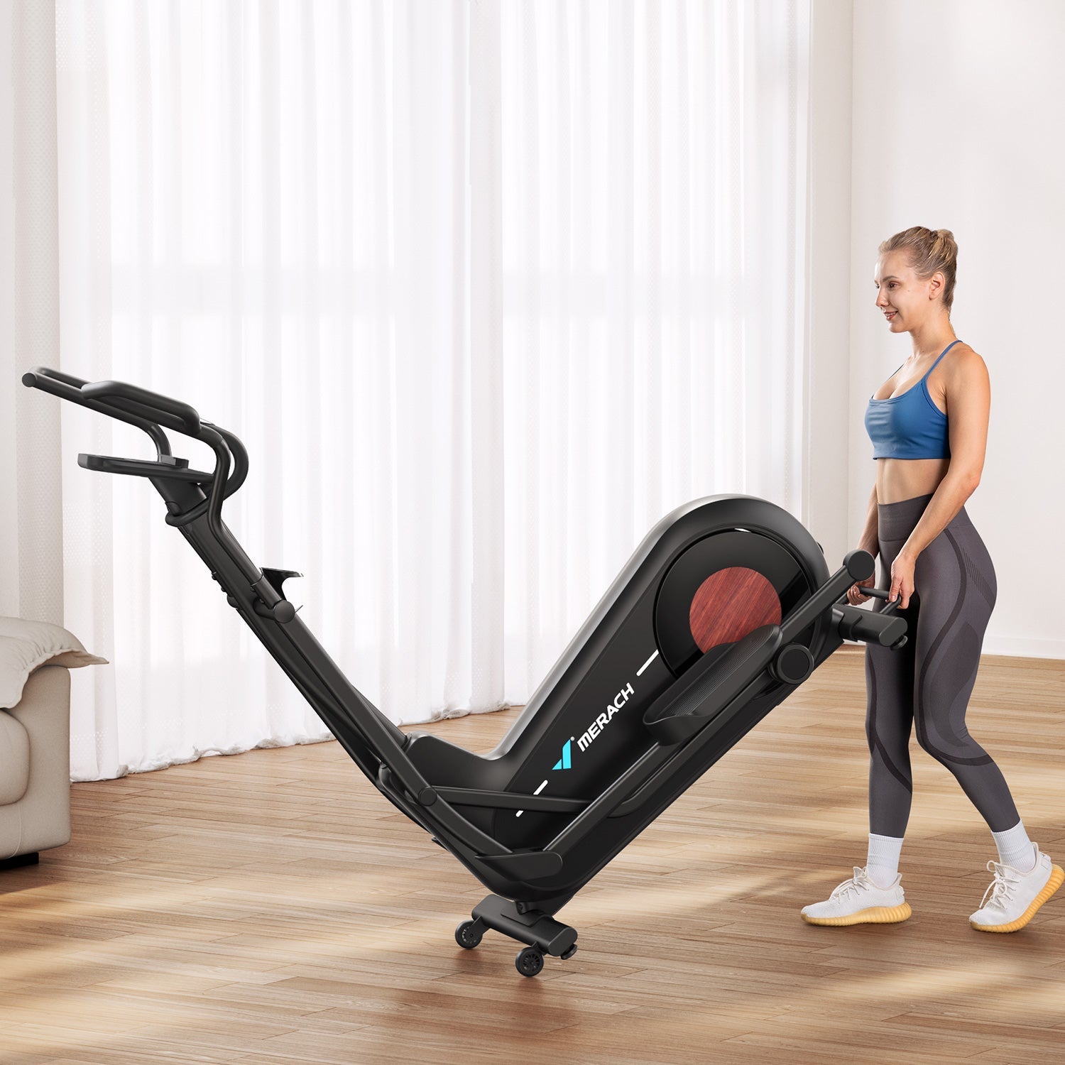 MERACH E27B3 Manual Resistance Elliptical Machine