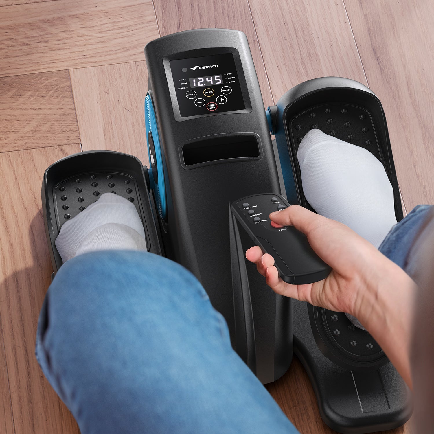 MERACH E34B1 Mini Electric Elliptical Machine
