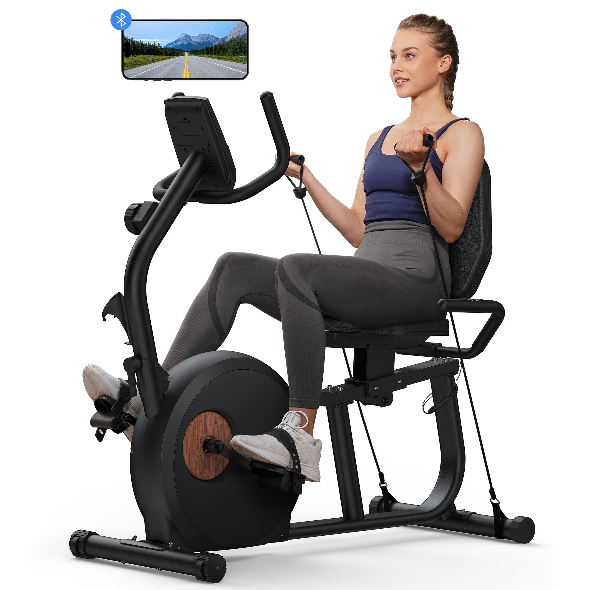 Merach S23B1 Recumbent Exercise Bike