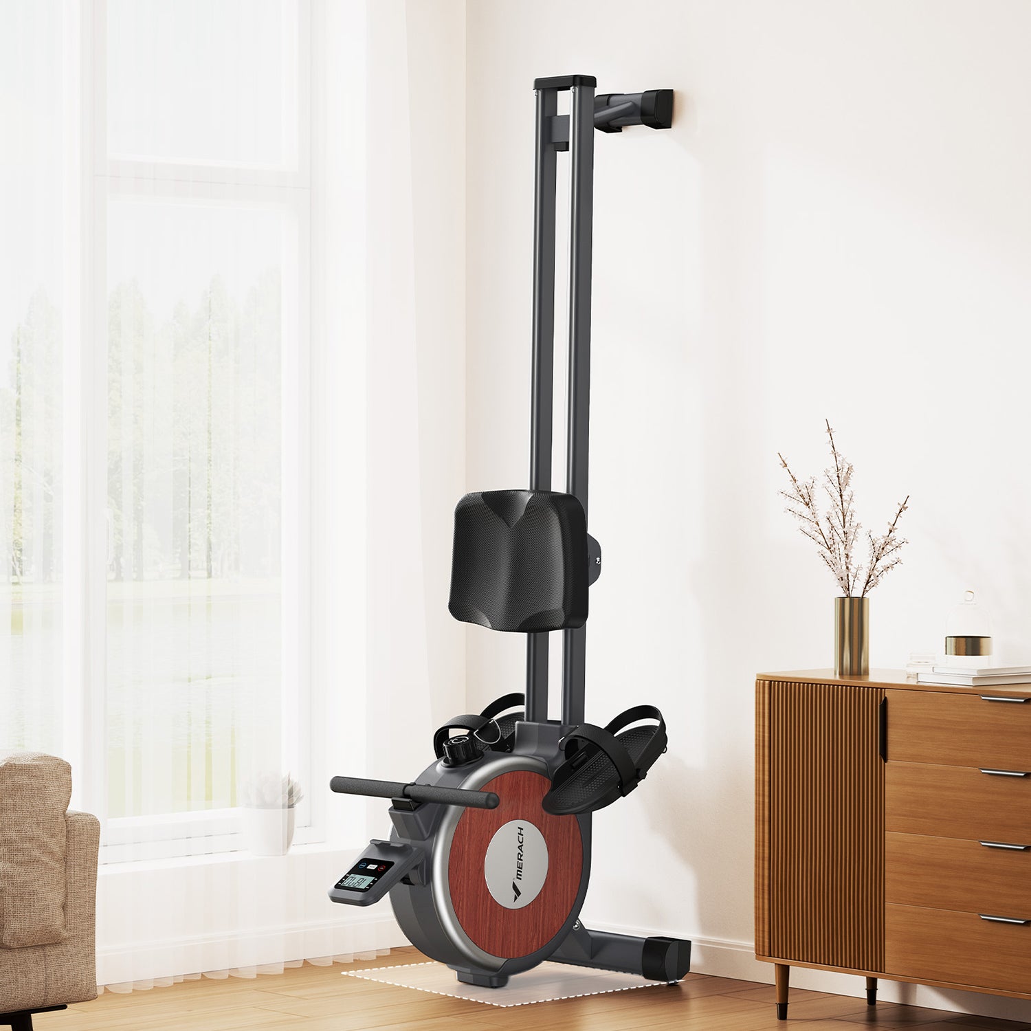 Merach Q1S Smart Magnetic Rowing Machine