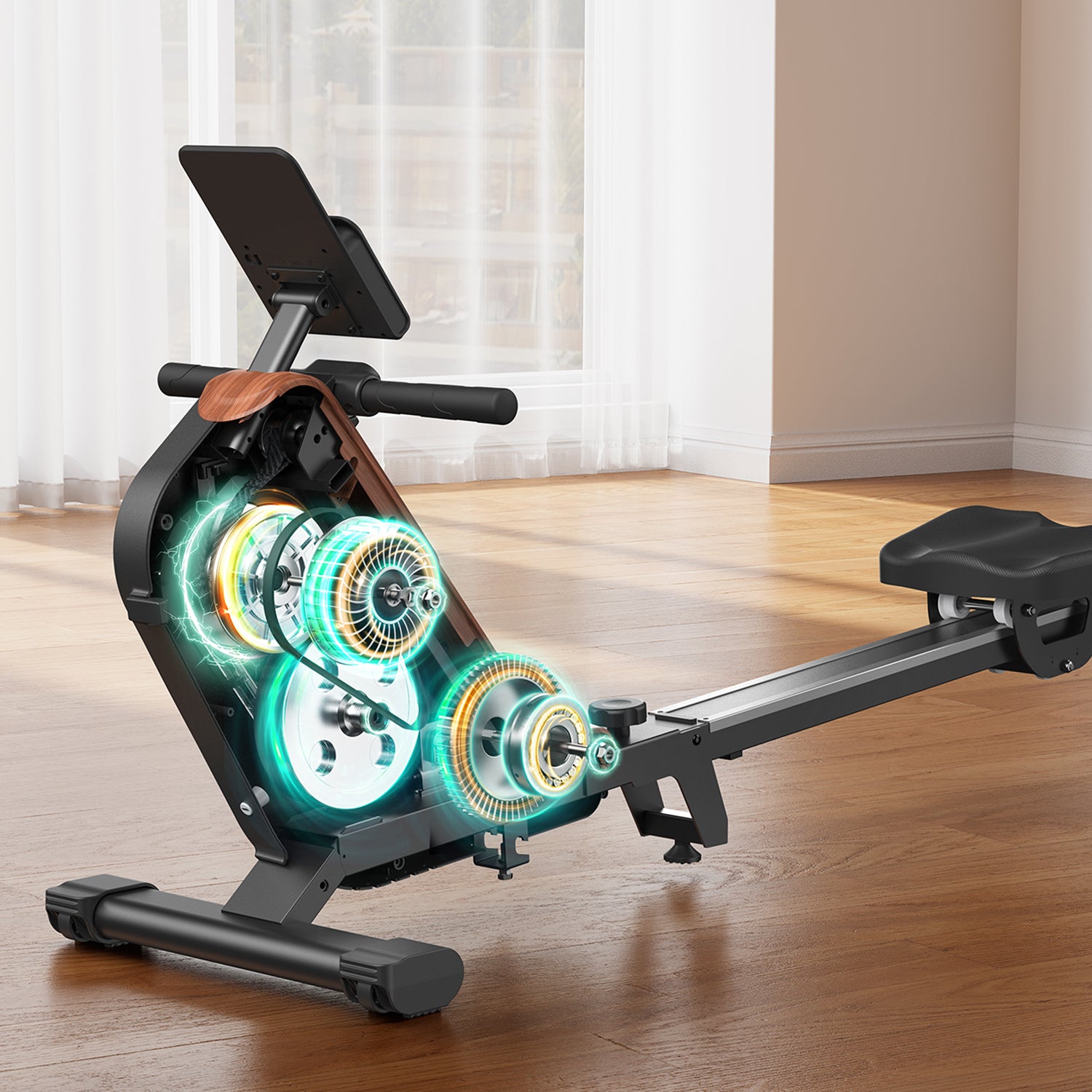 Merach R15 2.0 Self-Powered Electromagnetic Rowing Machine