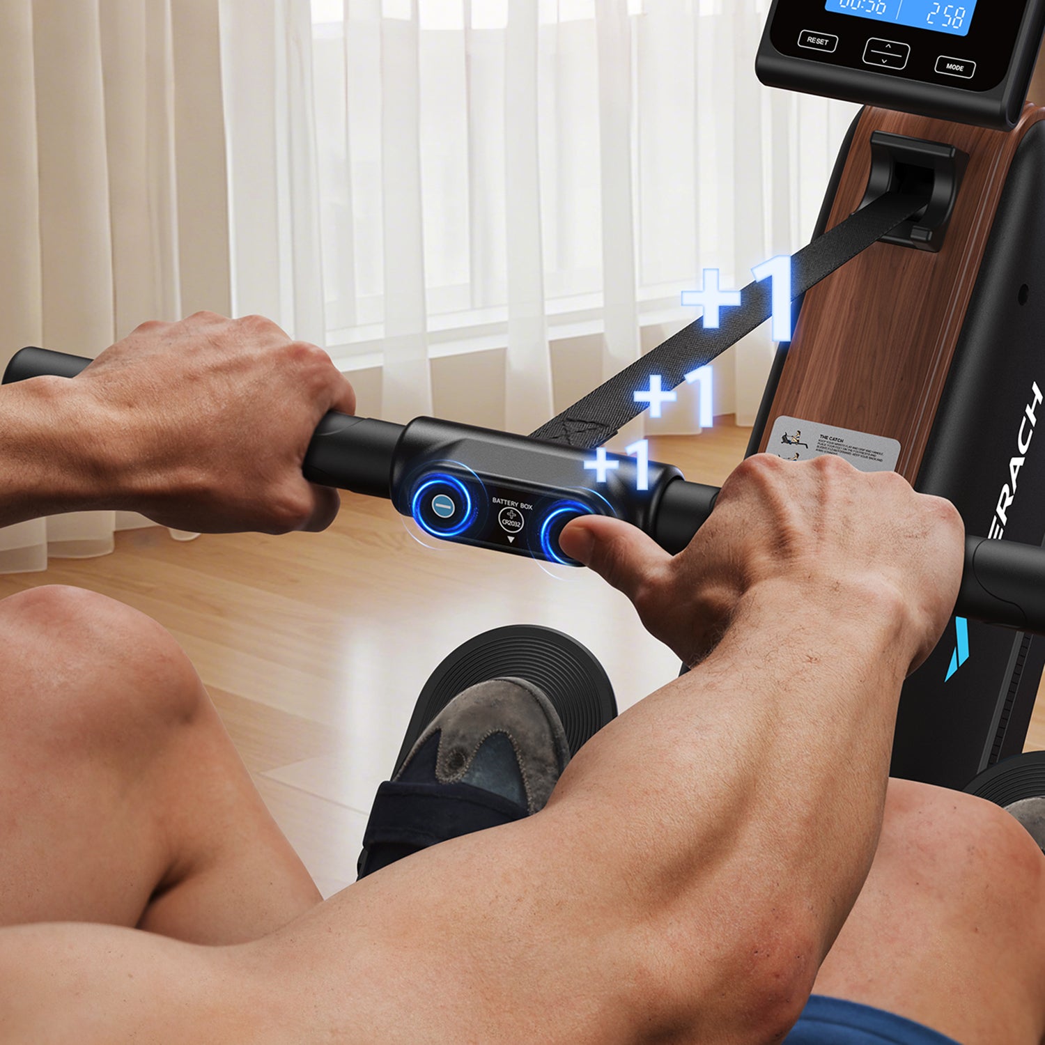 Merach R15 2.0 Self-Powered Electromagnetic Rowing Machine