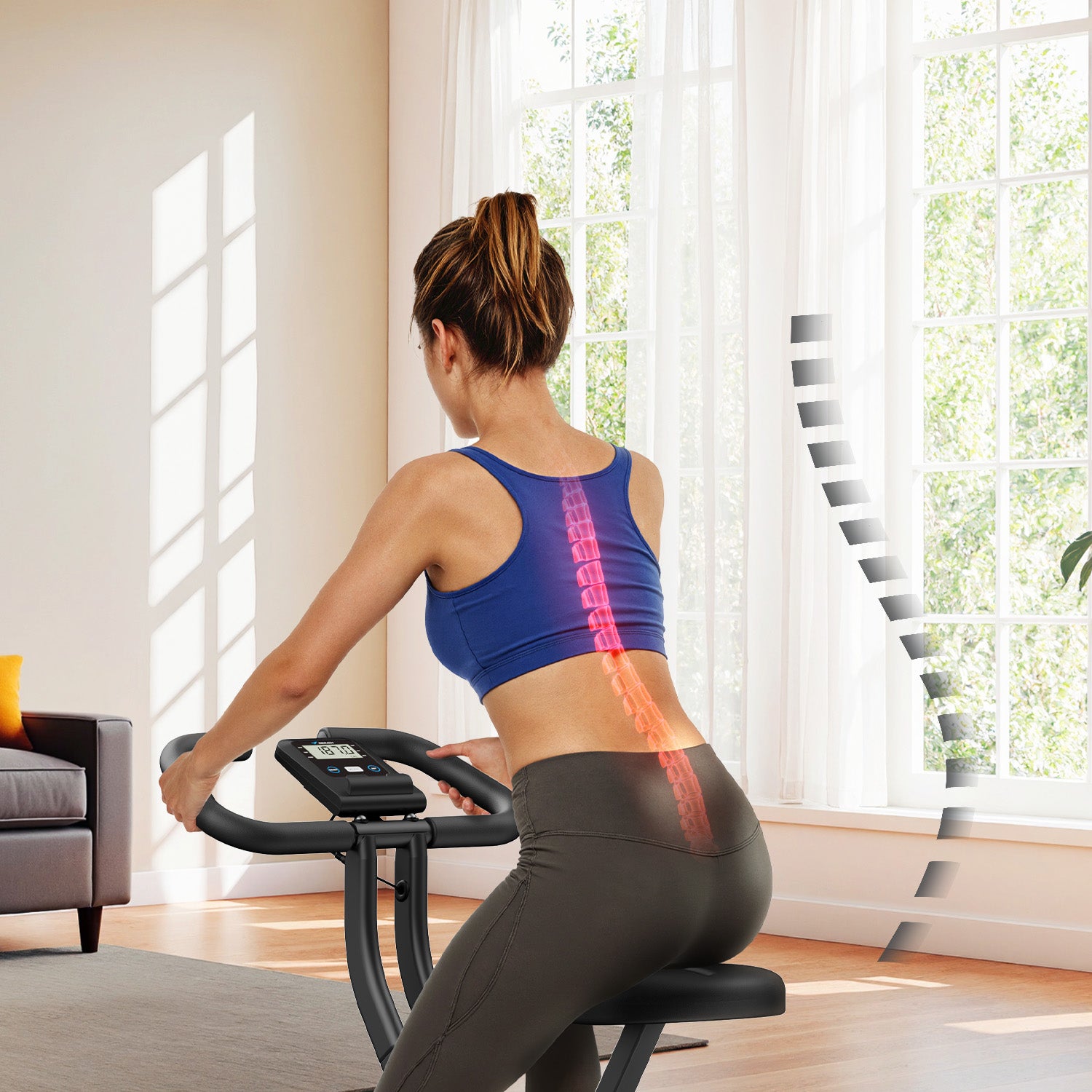 Merach S14L2 4-in-1 Folding Exercise Bike