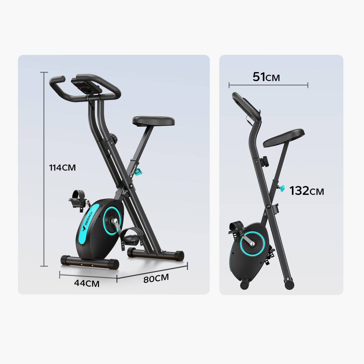 Merach S14L2 4-in-1 Folding Exercise Bike