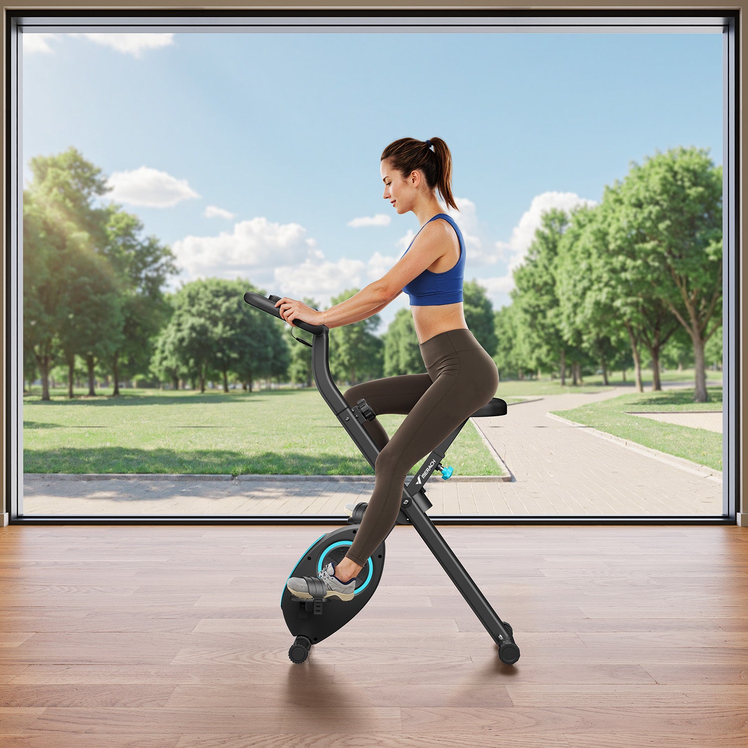 MERACH S14L2 4-in-1 Folding Exercise Bike