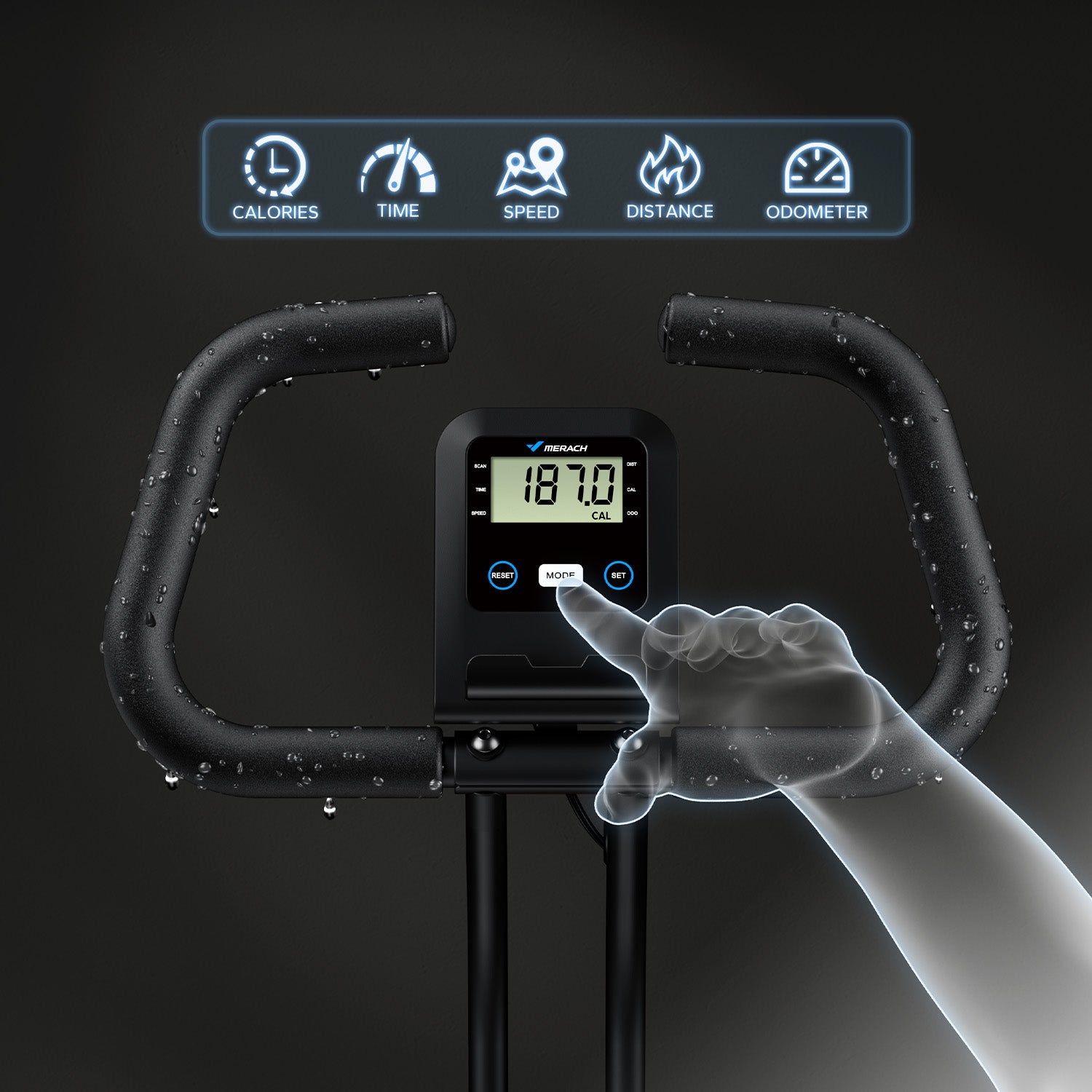 Merach S14L2 4-in-1 Folding Exercise Bike