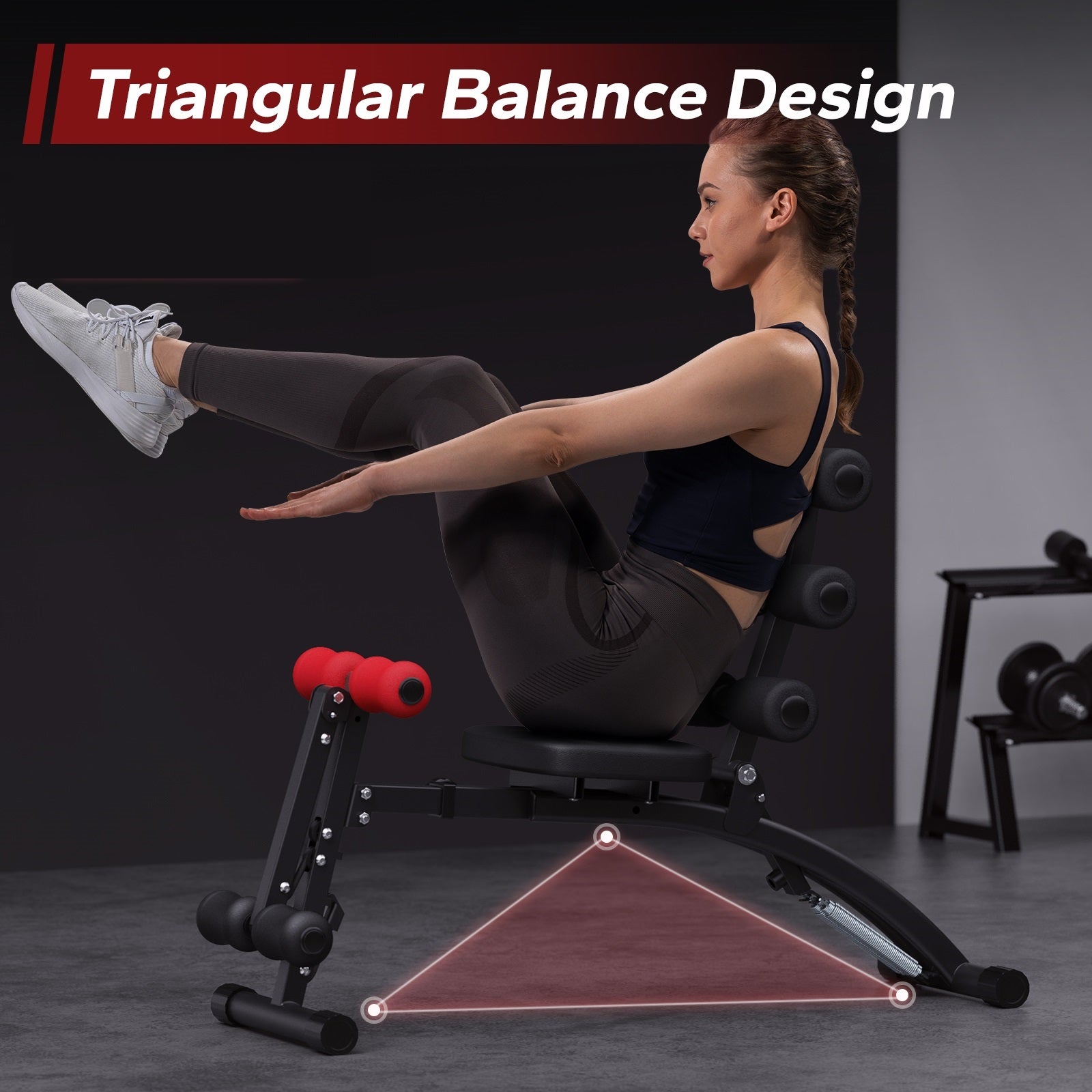 Merach 2415 Multi-Functional Adjustable Ab Trainer