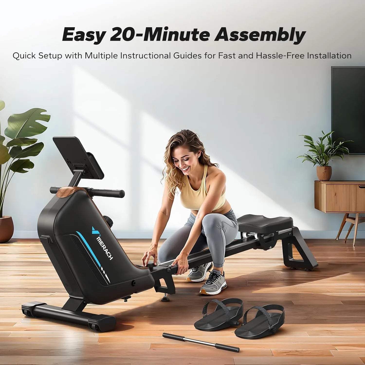 Merach R15 Magnetic Resistance Rowing Machine