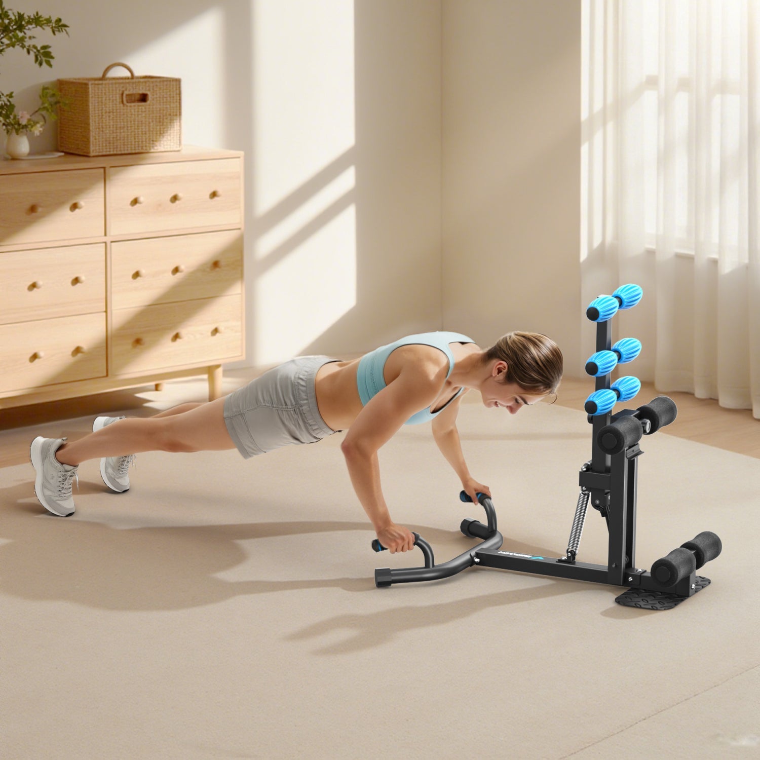 Merach 2417B1 3 In 1 Multifunctional Deep Squat Machine