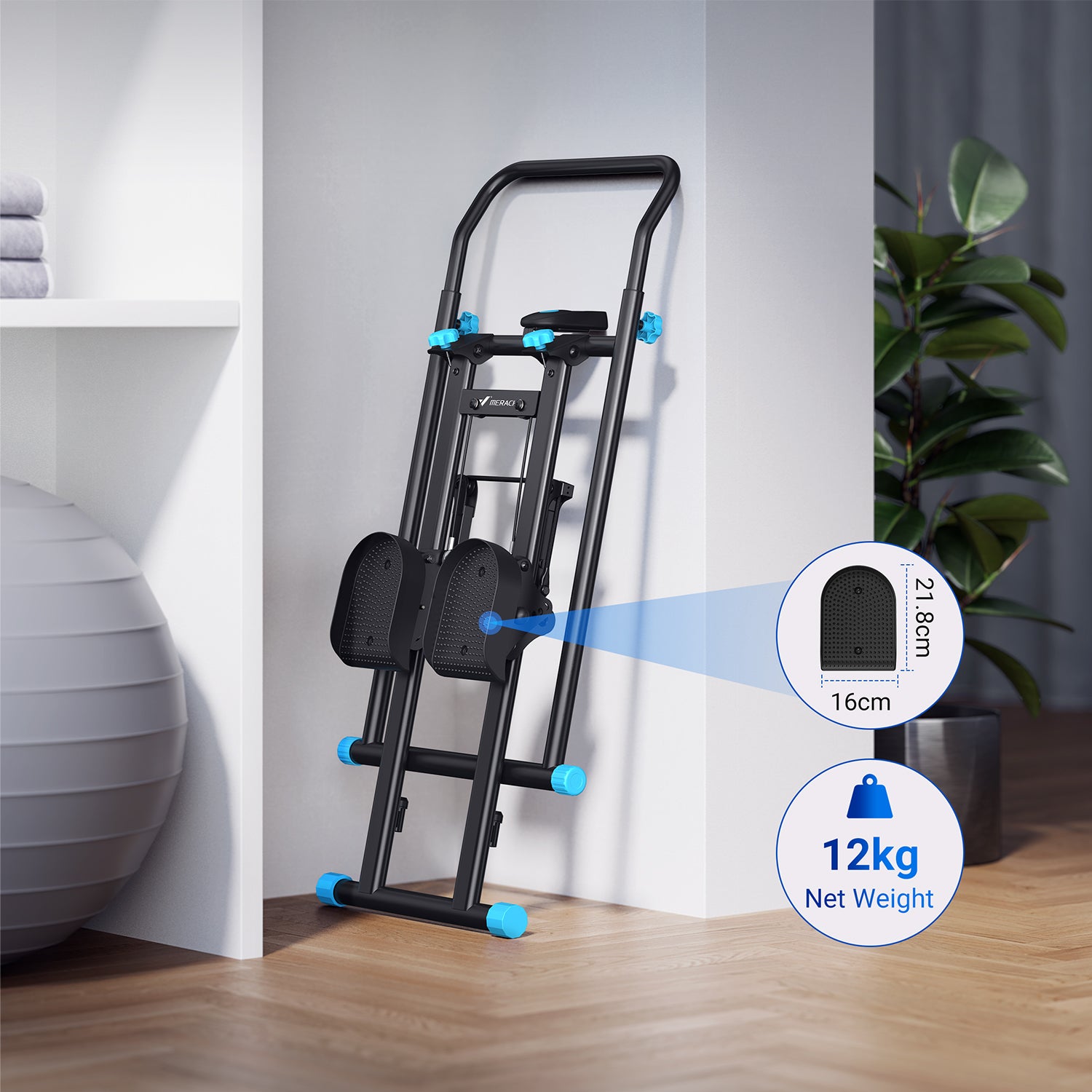 Merach 2438 Folding Vertical Cardio Exercise Climber