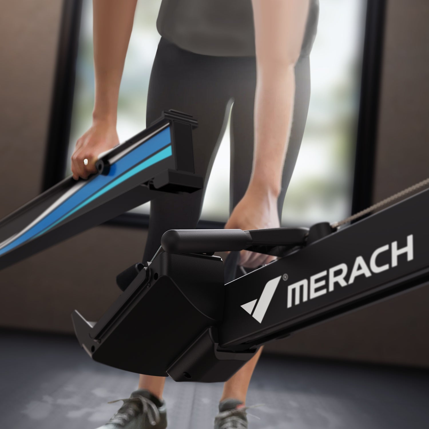 MERACH NovaRow R50 Air Resistance Rower