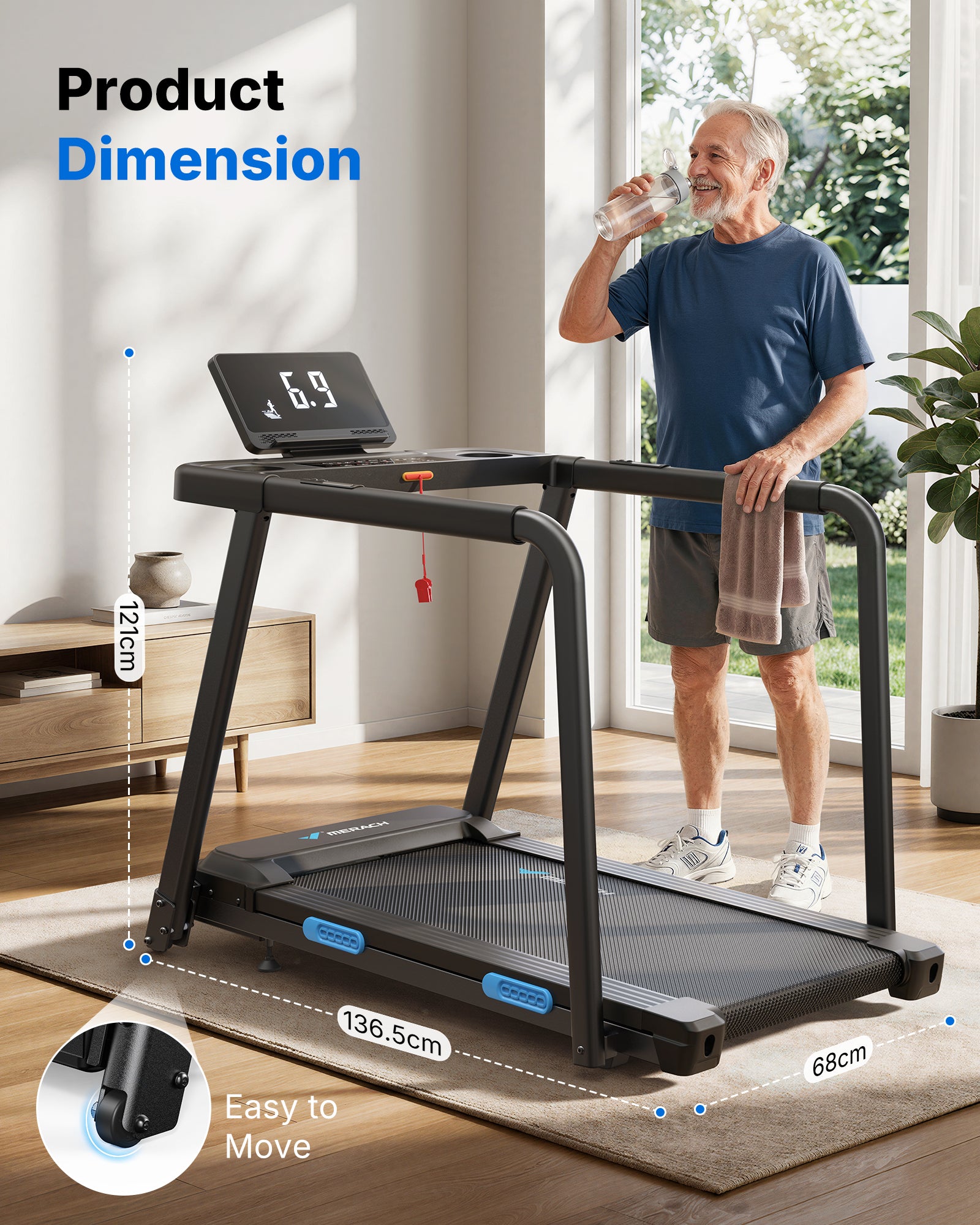 MERACH T12B5 Electric Treadmill