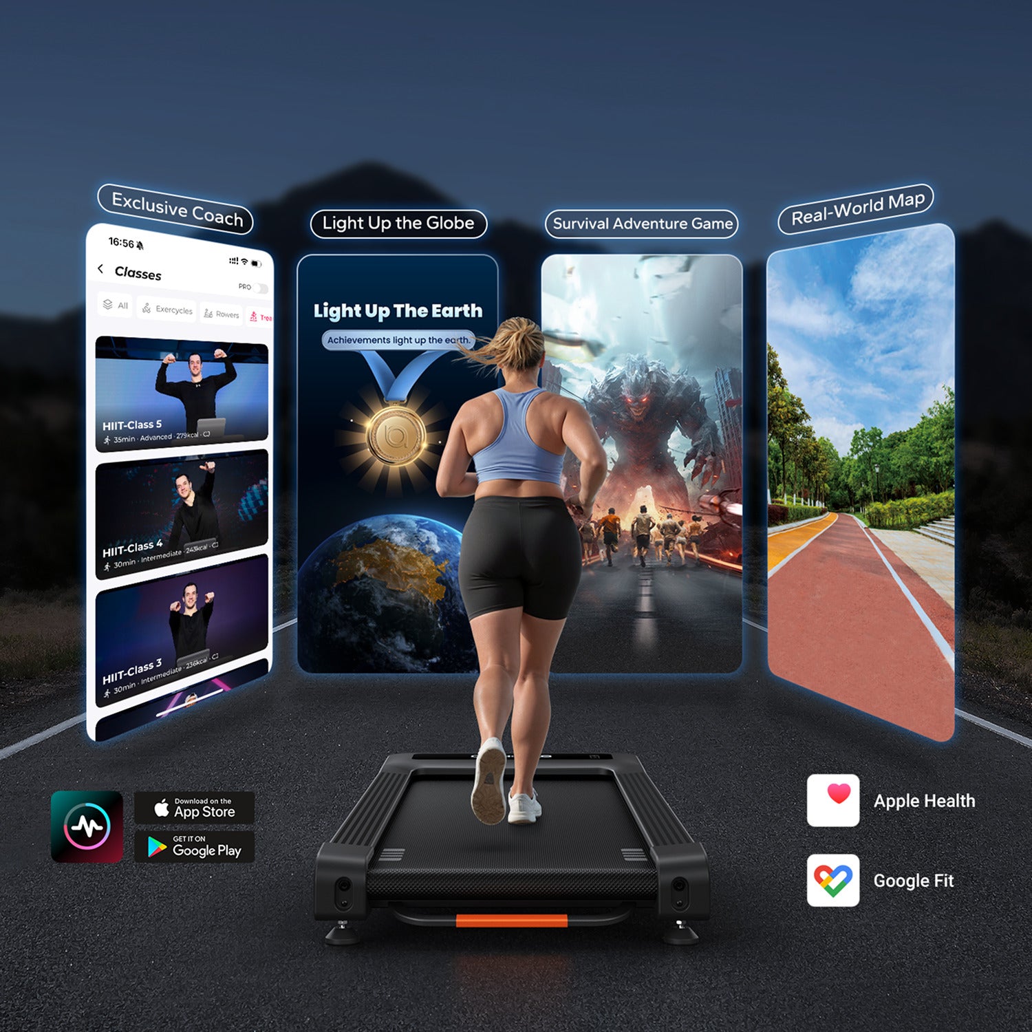 Merach NovaWalk W50 WalkPad with 12% Auto Incline