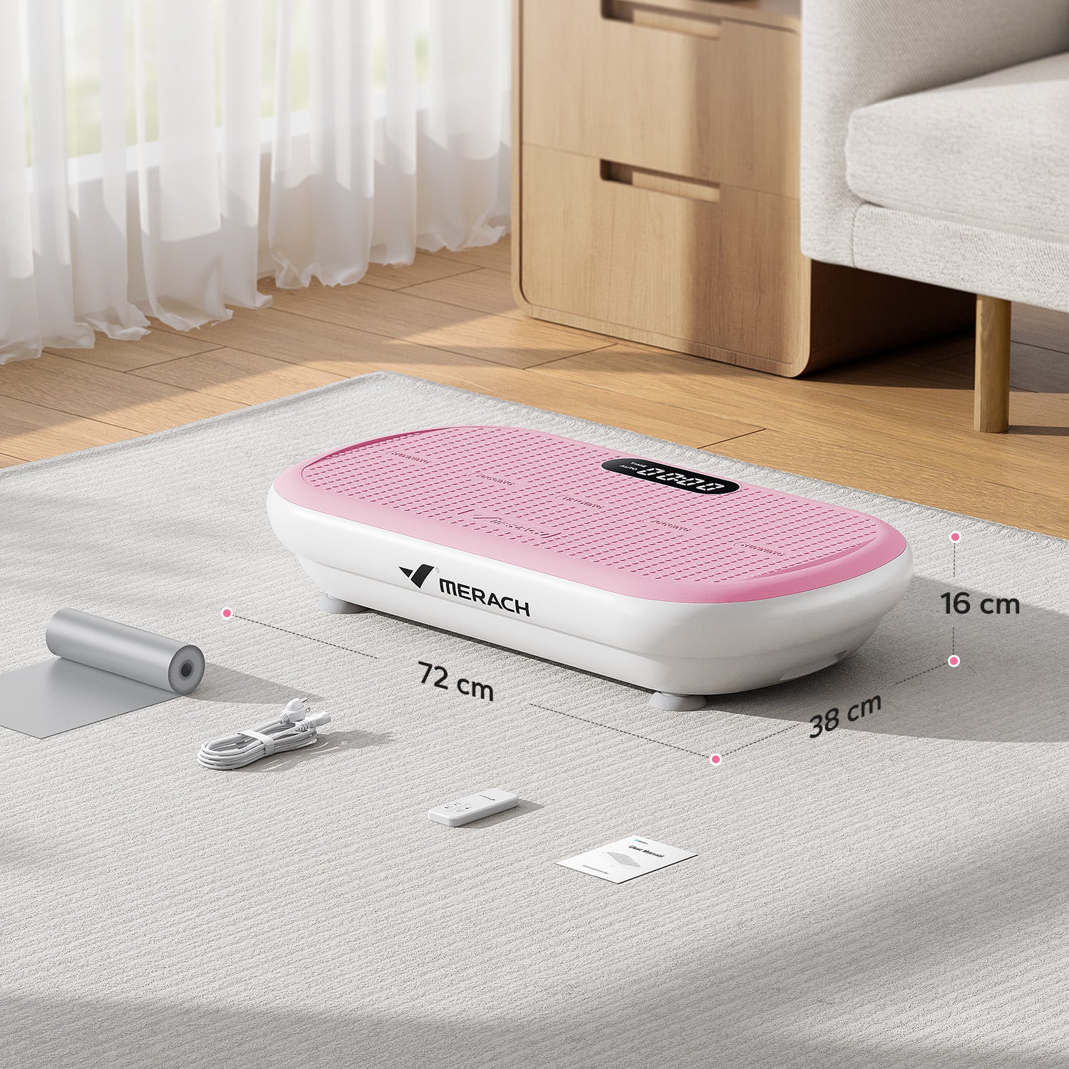MERACH 2440P1 Whole Body Vibration Plate