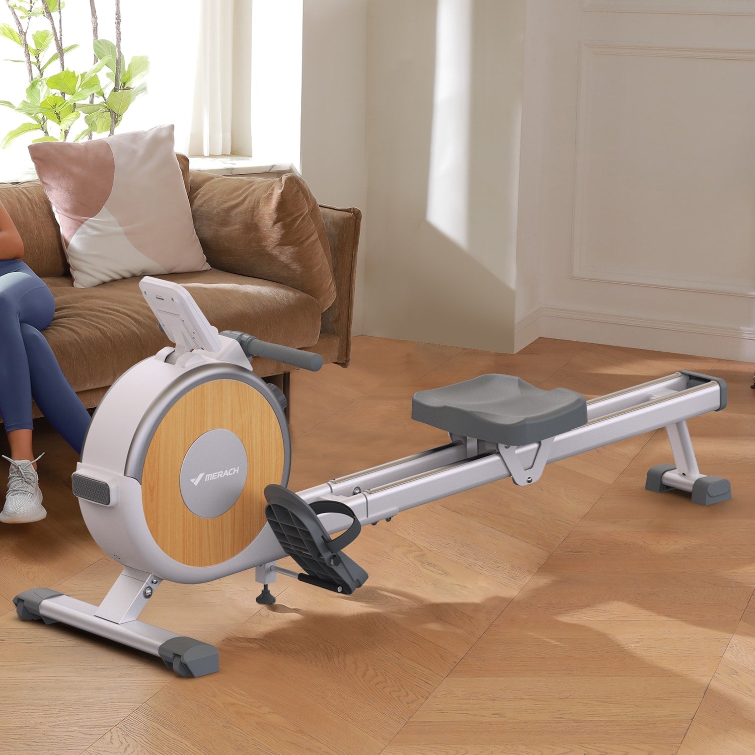 MERACH Q1SW Magnetic Rowing Machine - Upgrade Quite