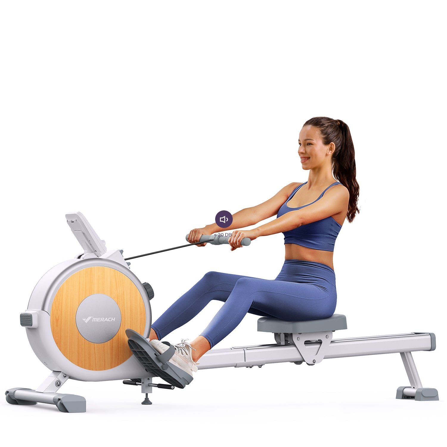 MERACH Q1SW Magnetic Rowing Machine - Upgrade Quite