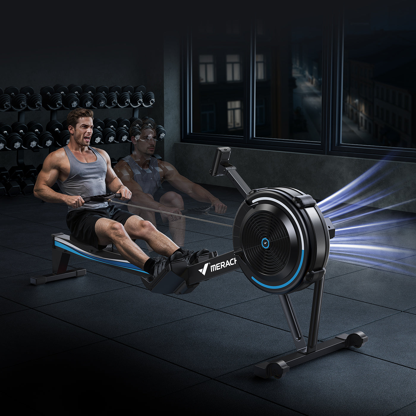 Merach NovaRow R50 Pro Air Rower