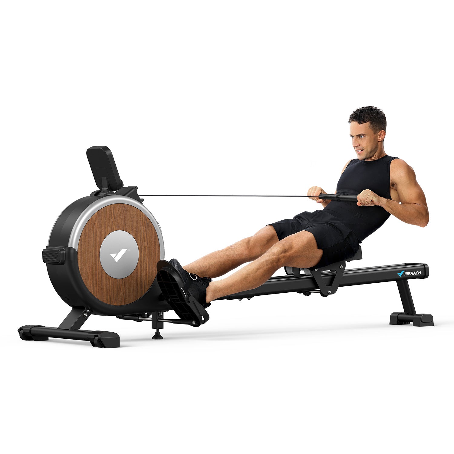Merach Q1S Pro 2.0 Self-Powered Smart Electromagnetic Rowing Machine