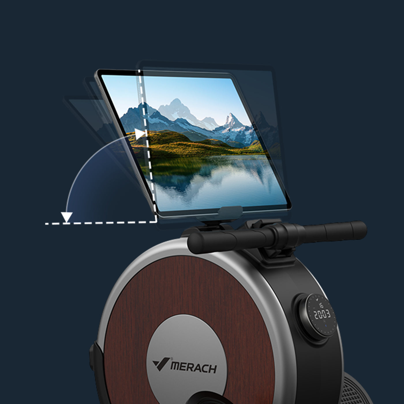 Merach Q1S Pro Smart Electromagnetic Rowing Machine