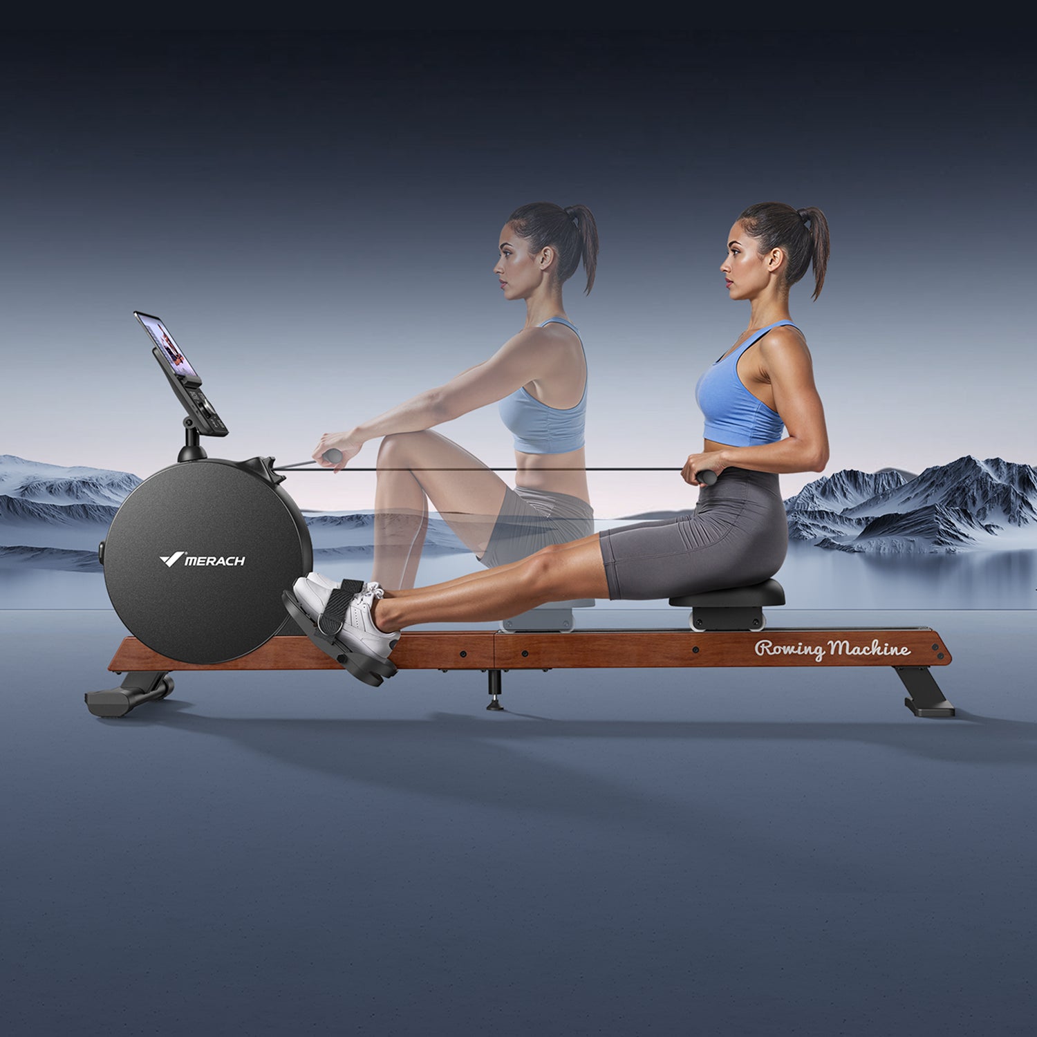 Merach Q3 Self-powered Magnetic Rowing Machine