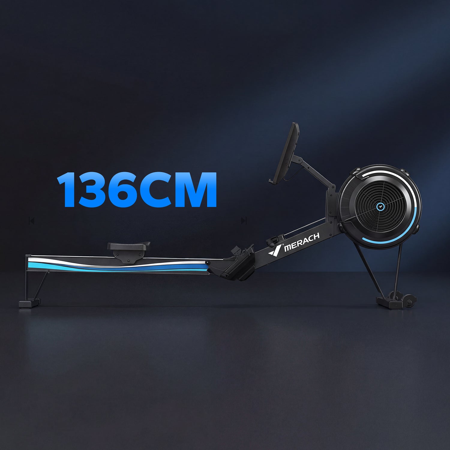 Merach R50 Pro Air Rowing Machine with HD Screen