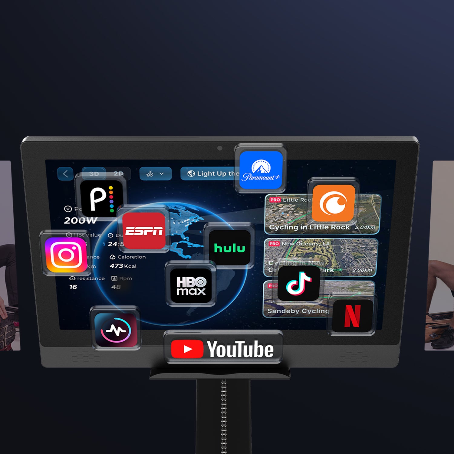 Merach R50 Pro Air Rowing Machine with HD Screen