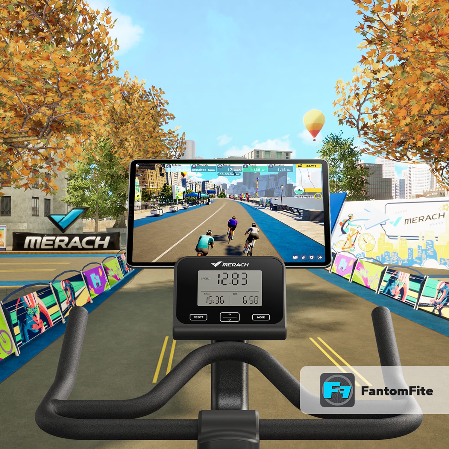 MERACH S29B1 Exercise Bike 159KG Max Capacity