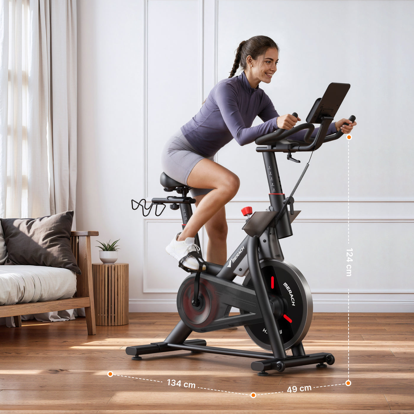 Merach S29R2 Self-Powered Exercise Bike