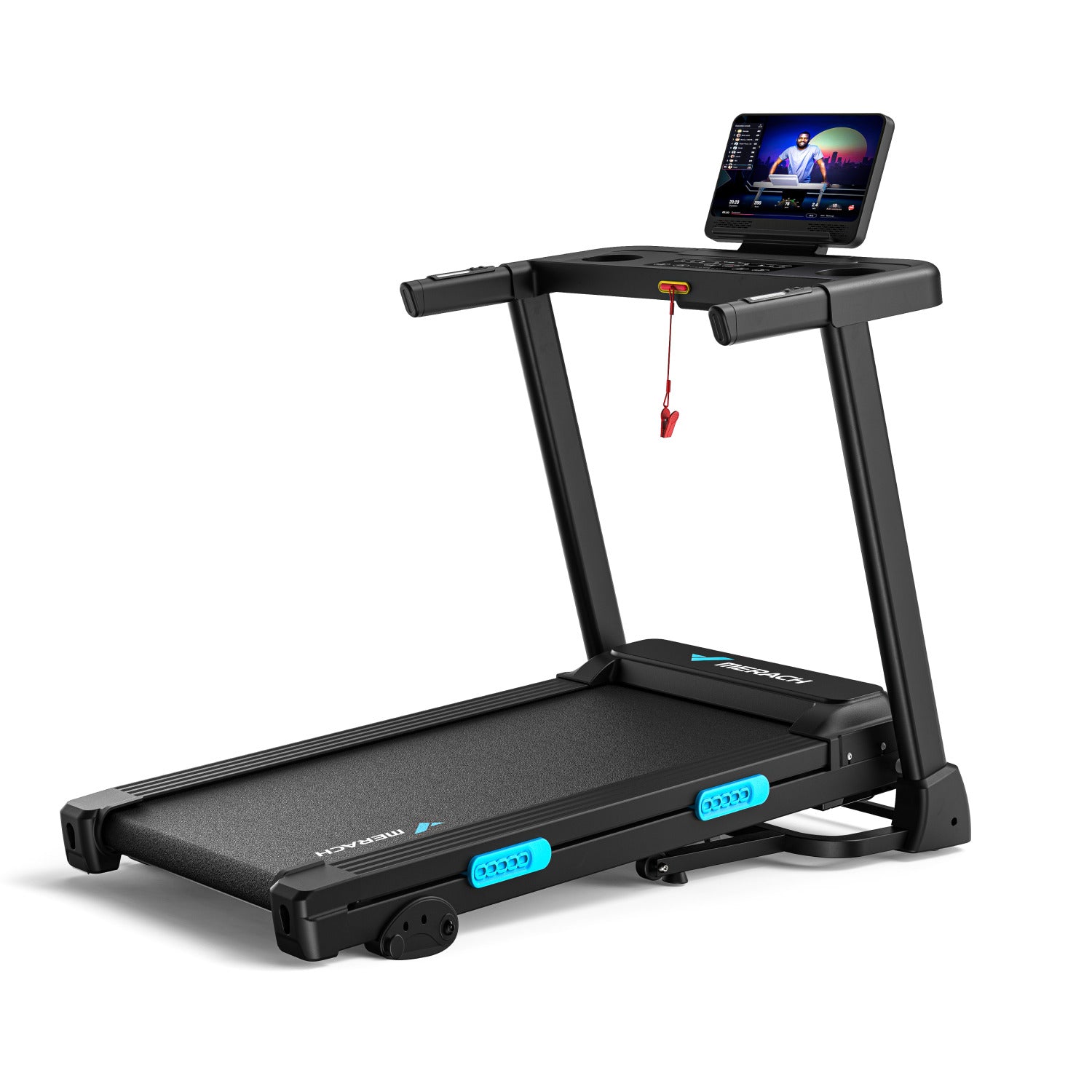 Merach T12B2 Foldable Treadmill with 15% Auto Incline