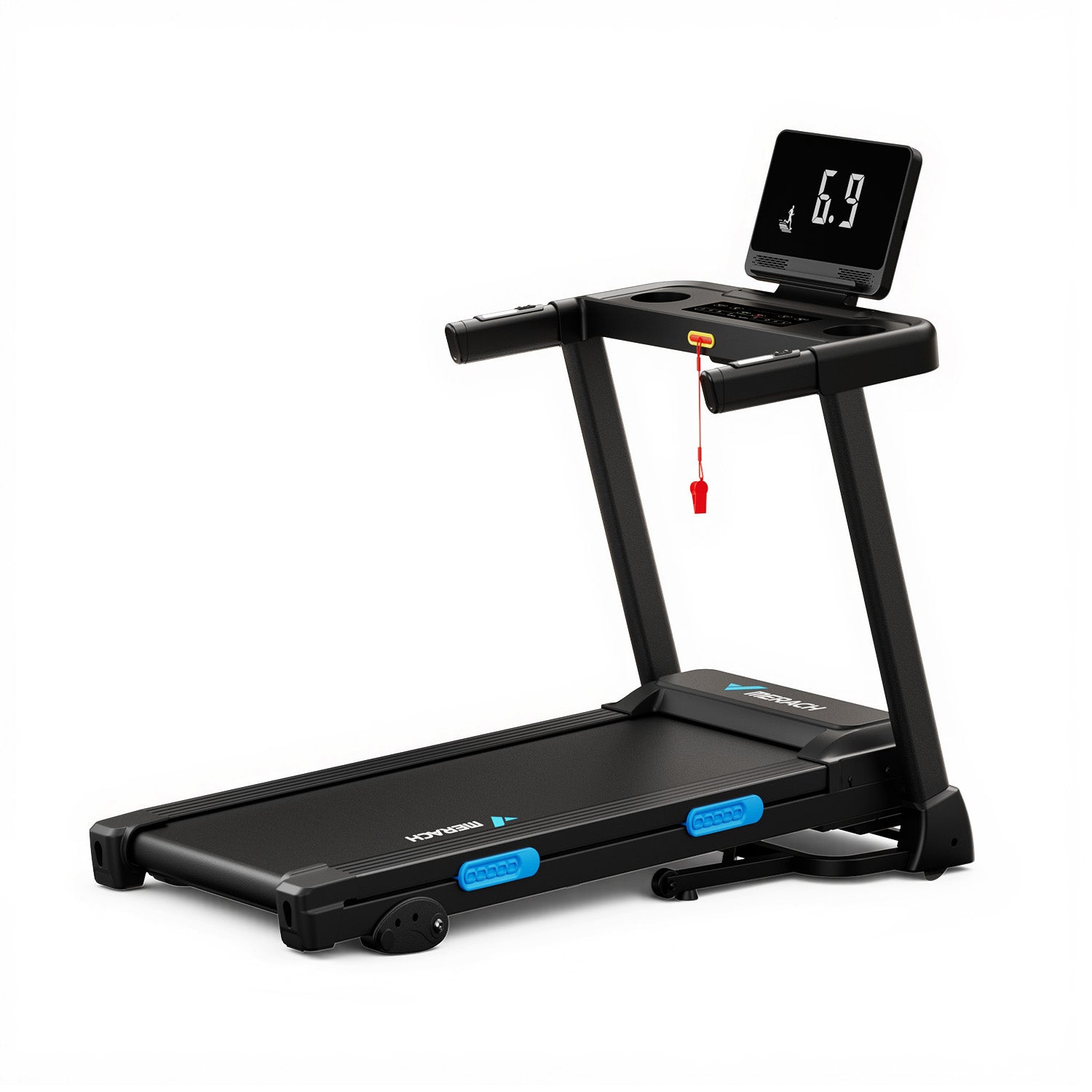Merach T12B2 Foldable Treadmill with 15% Auto Incline