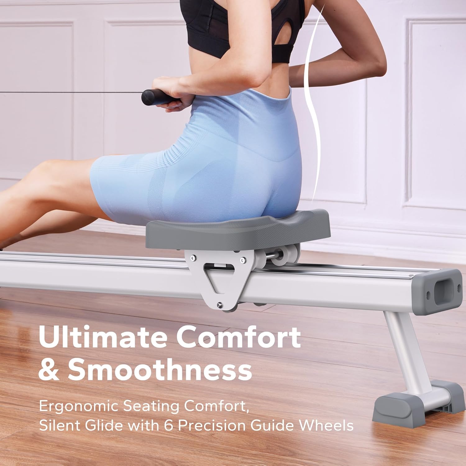 MERACH Q1SW Magnetic Rowing Machine - Upgrade Quite