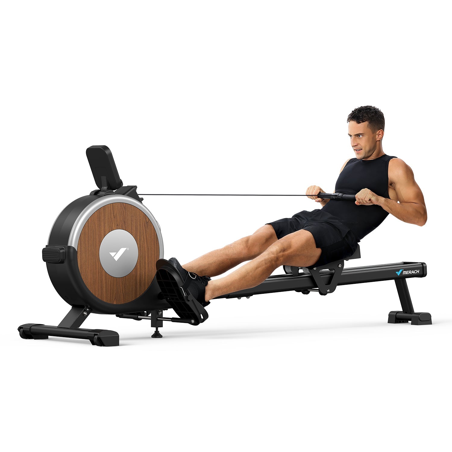 MERACH Q1S Pro 2.0 Self-Powered Smart Electromagnetic Rower