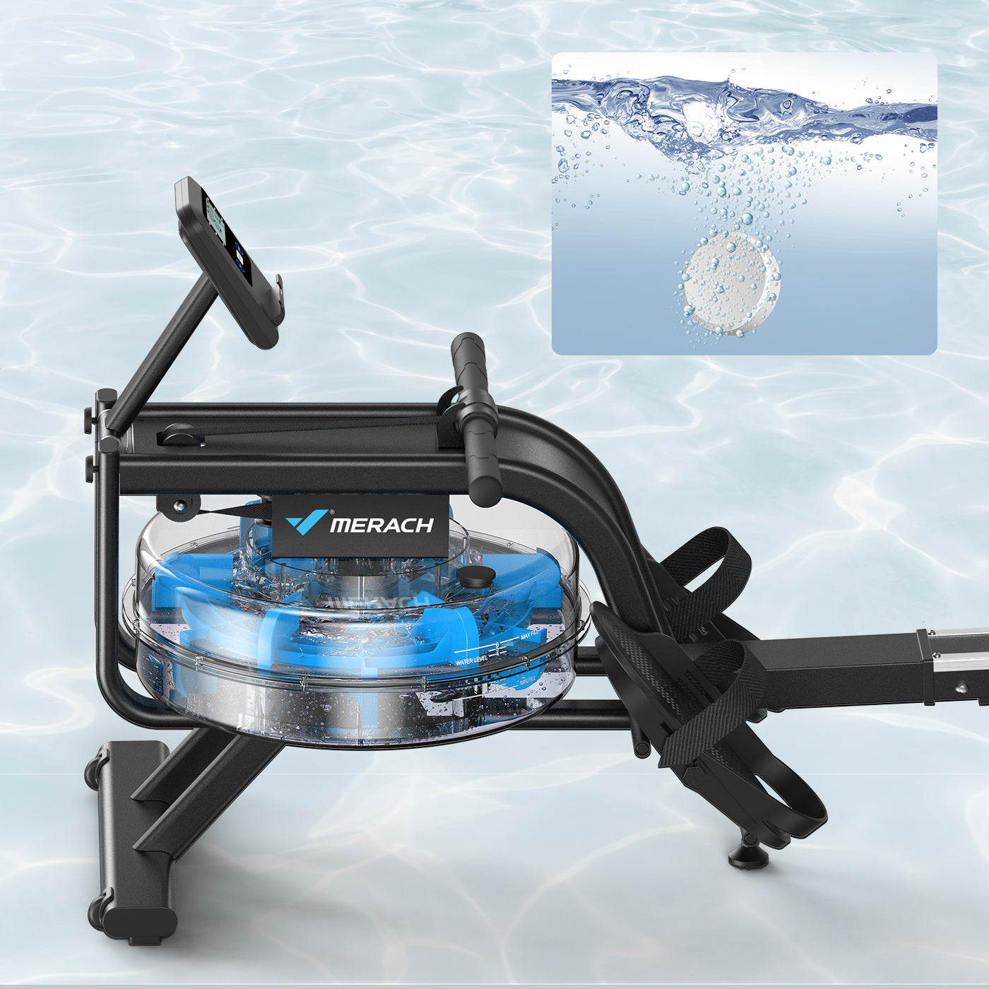 MERACH R10 Water Rowing Machine