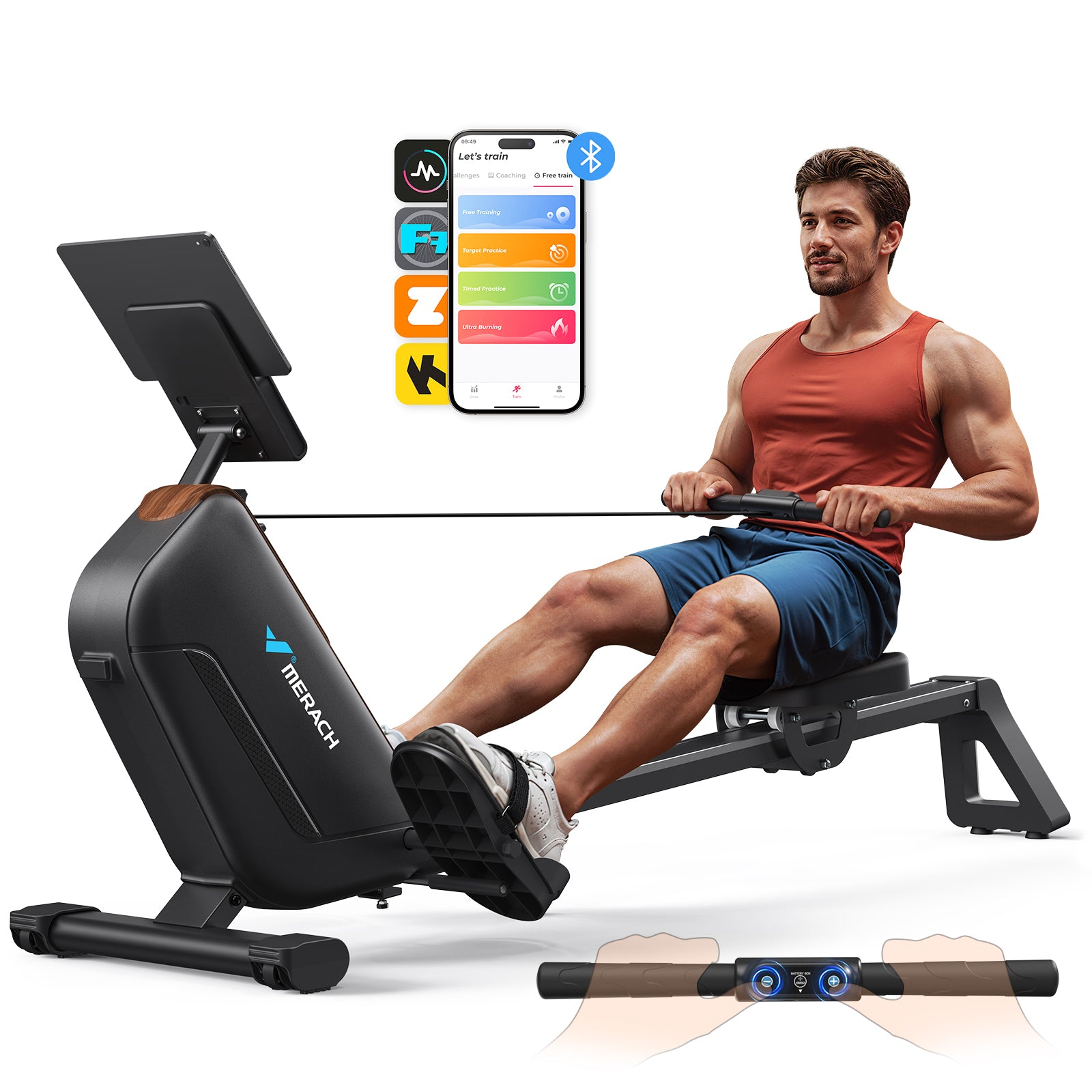 Merach R15 Pro Electromagnetic Rowing Machine