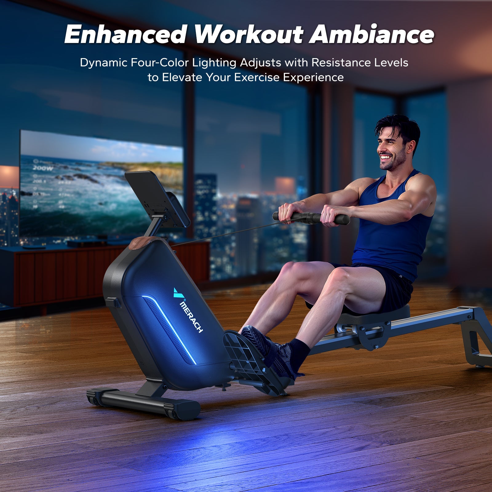 MERACH R15 Pro Electromagnetic Rowing Machine