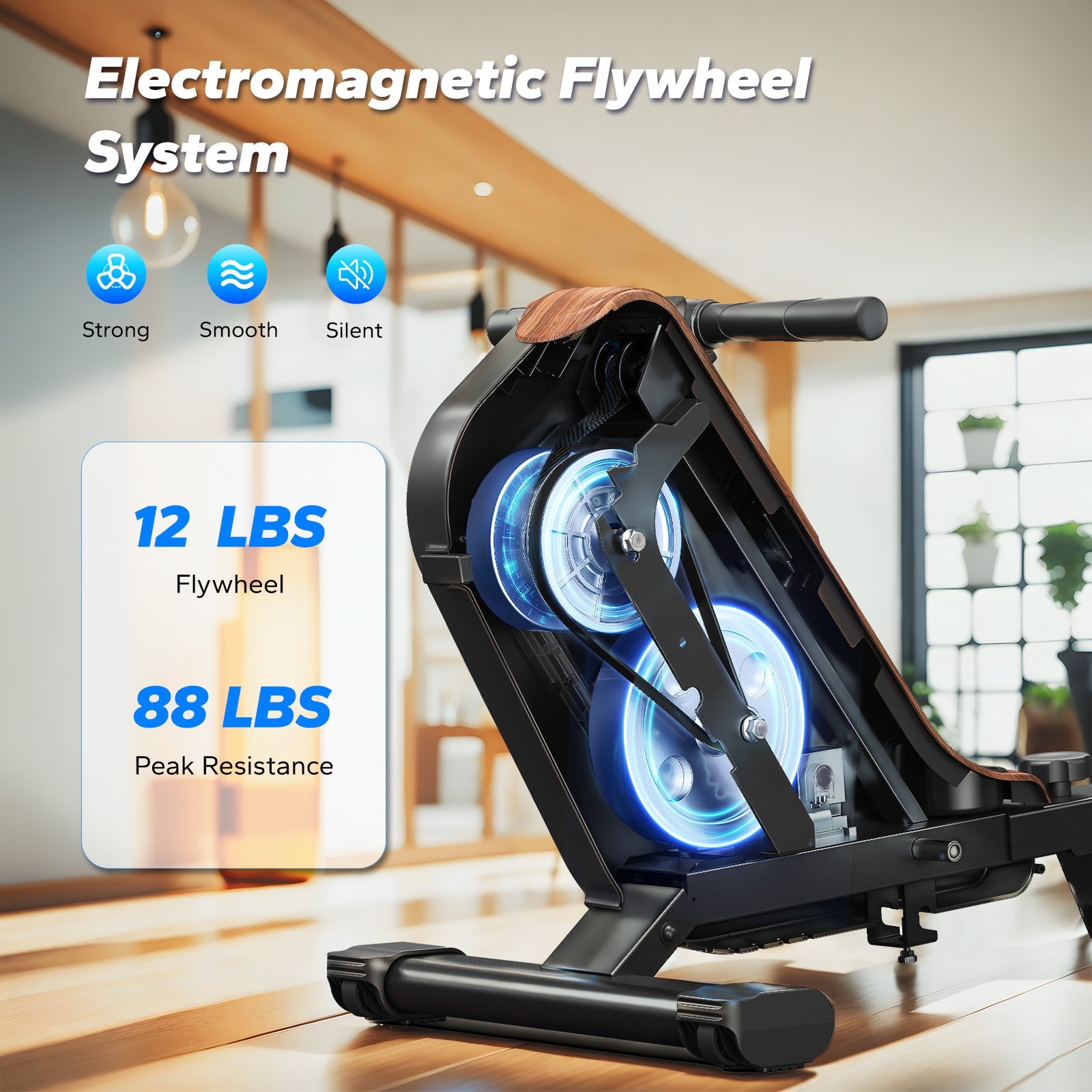 MERACH R15 Pro Electromagnetic Rowing Machine