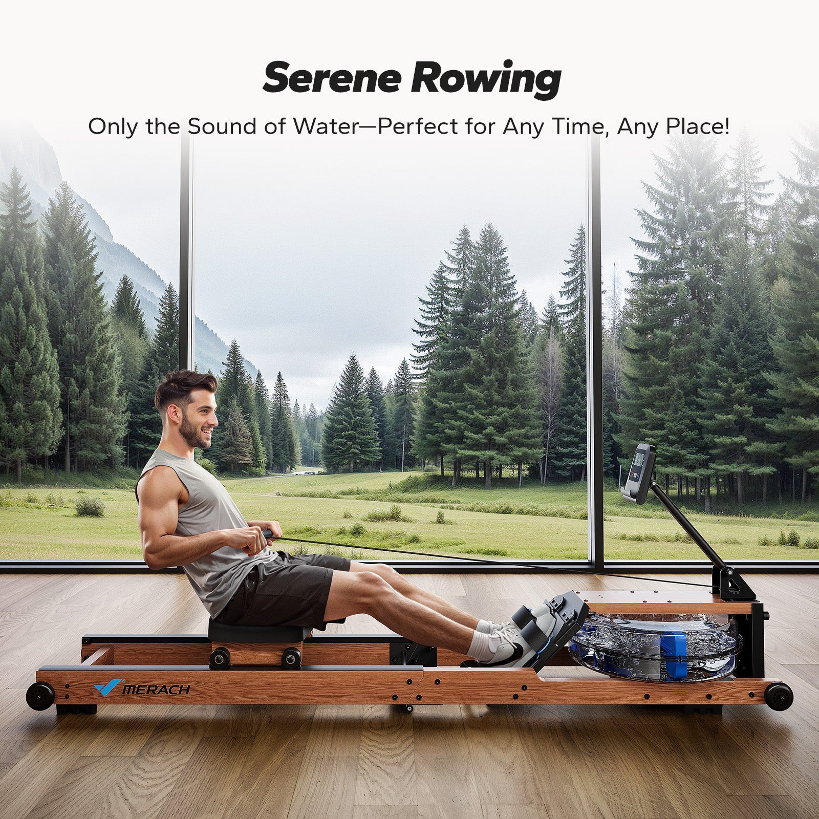 MERACH R28 Water Rowing Machine
