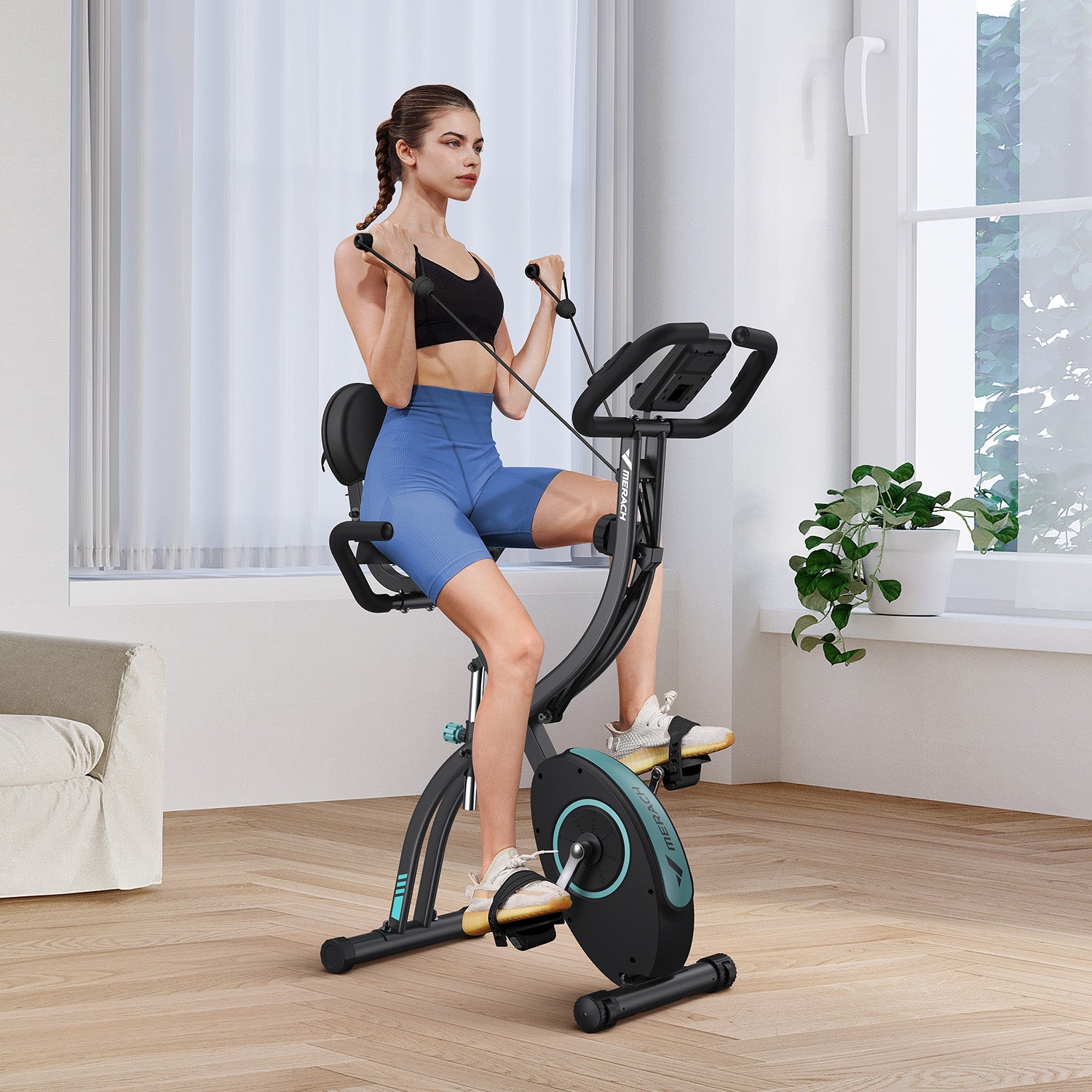 Merach S15-Black 4-in-1 Exercise Bike