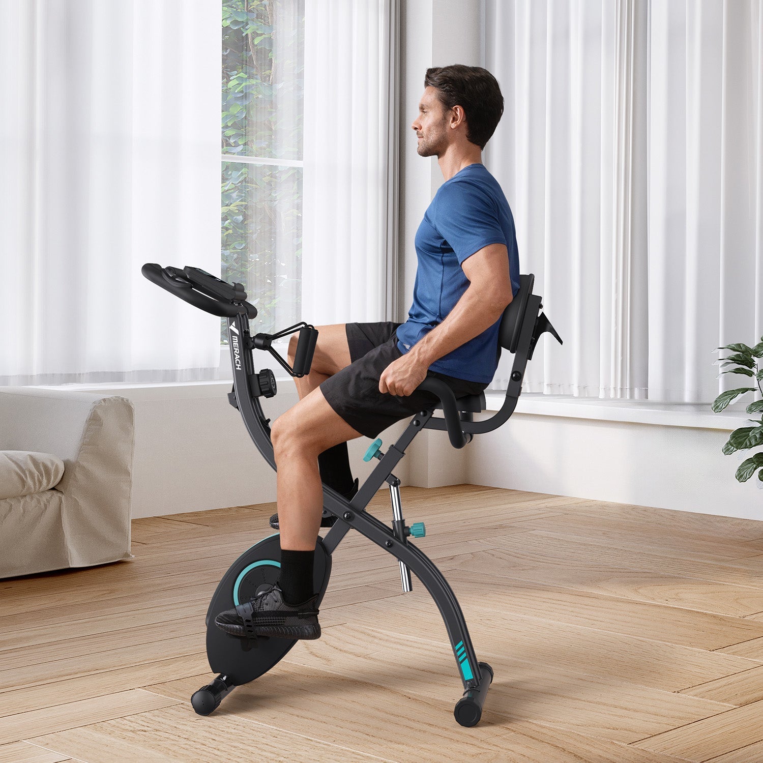 Merach S15-Black 4-in-1 Exercise Bike