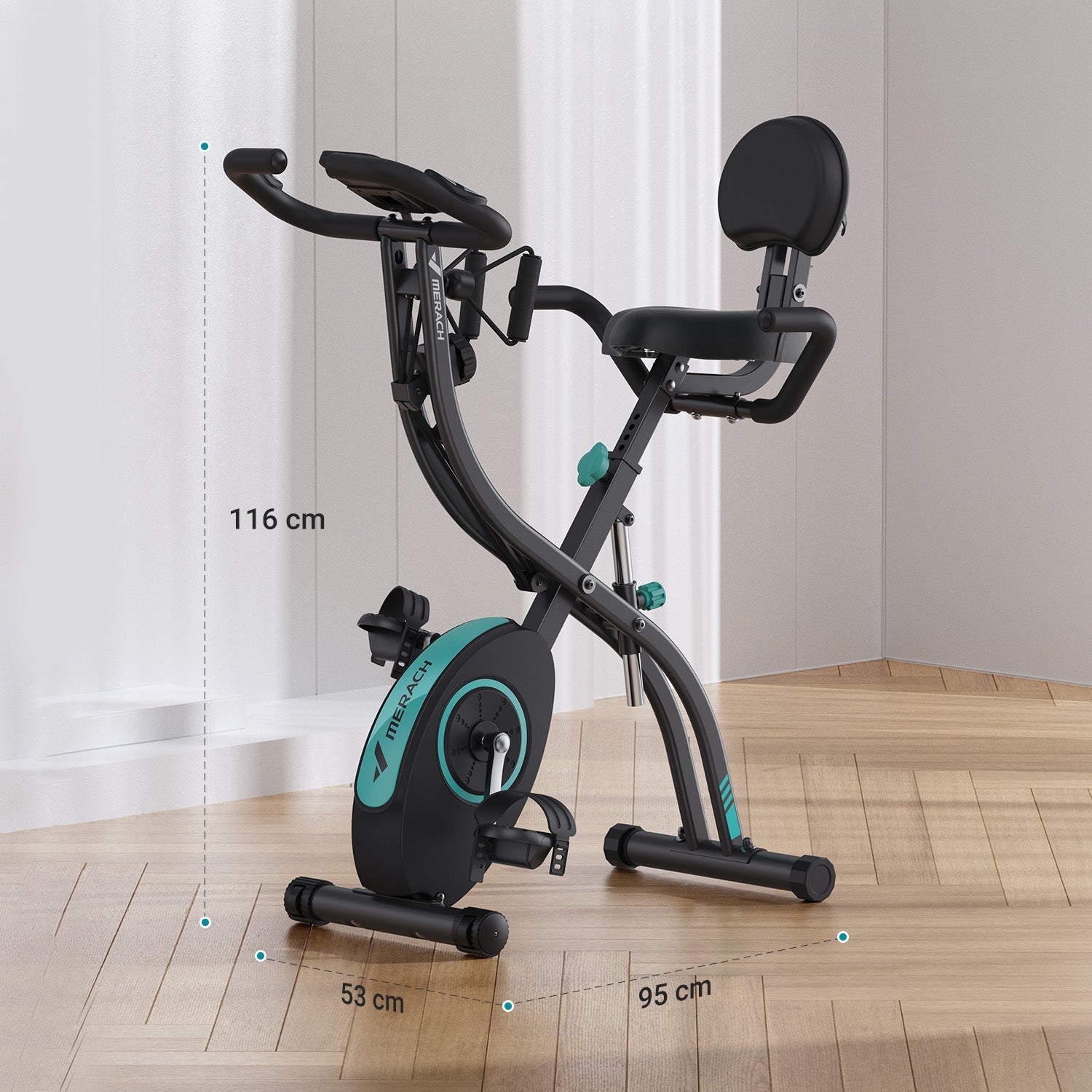 Merach S15-Black 4-in-1 Exercise Bike