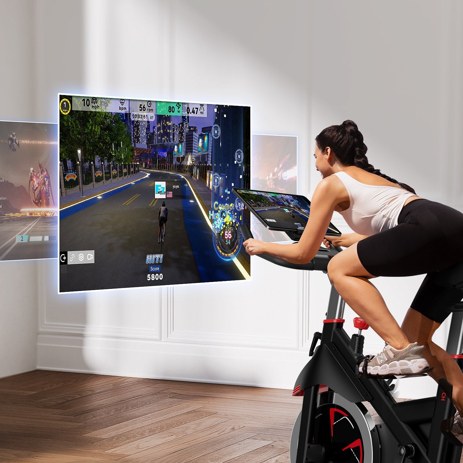 MERACH S38B2 Magnetic Exercise Bike with LCD Display