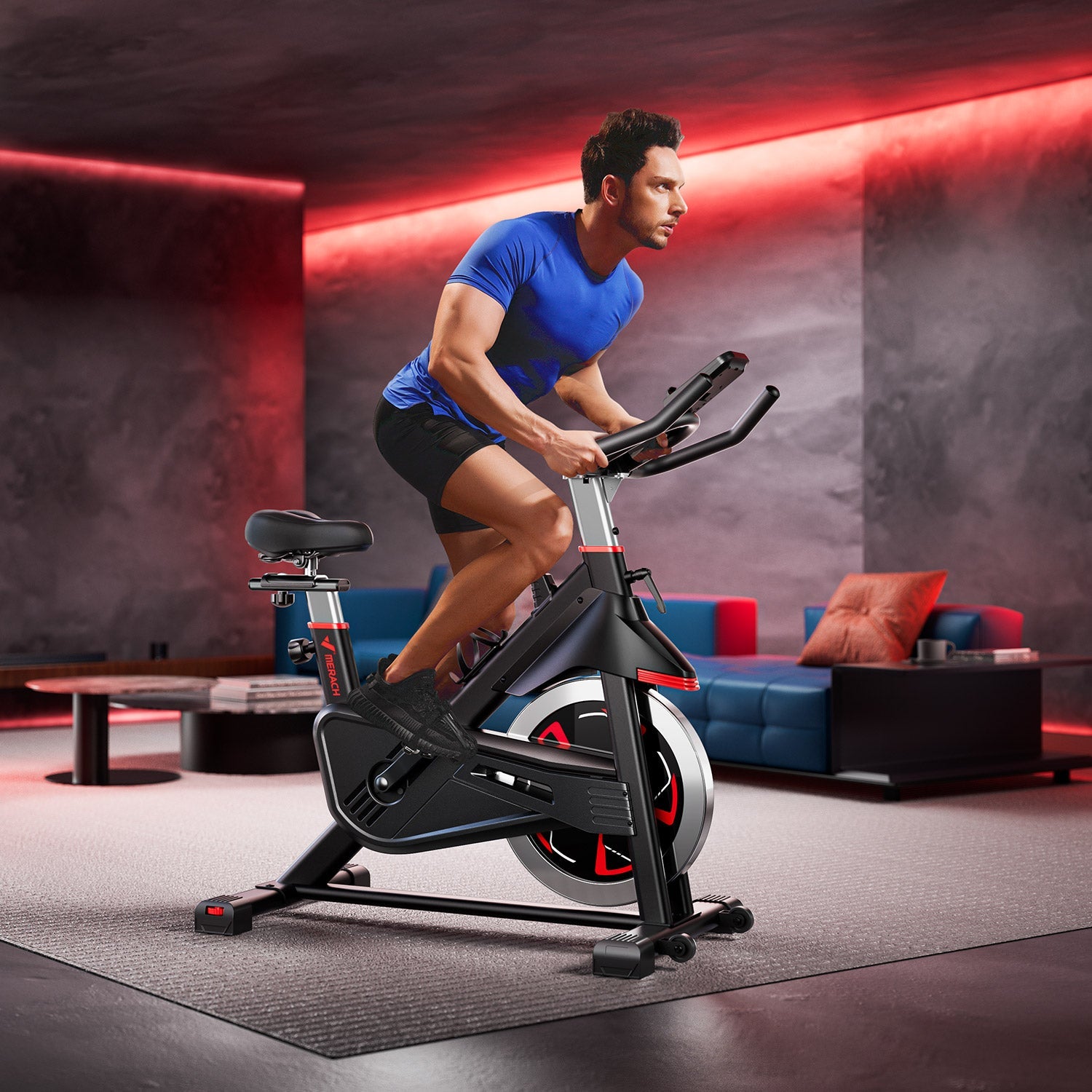 MERACH S38B2 Magnetic Exercise Bike with LCD Display