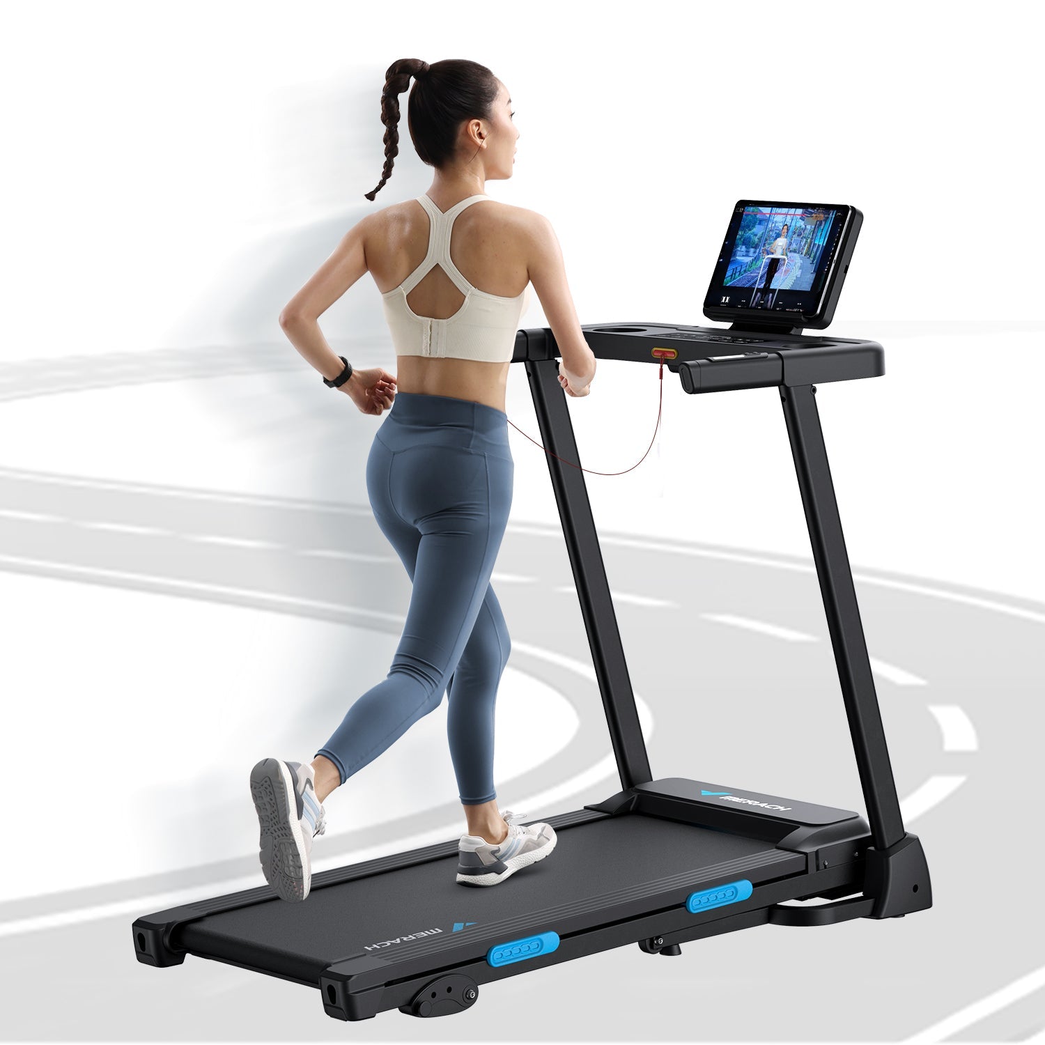 Merach T12B1 3-in-1 Treadmill with 6% Incline