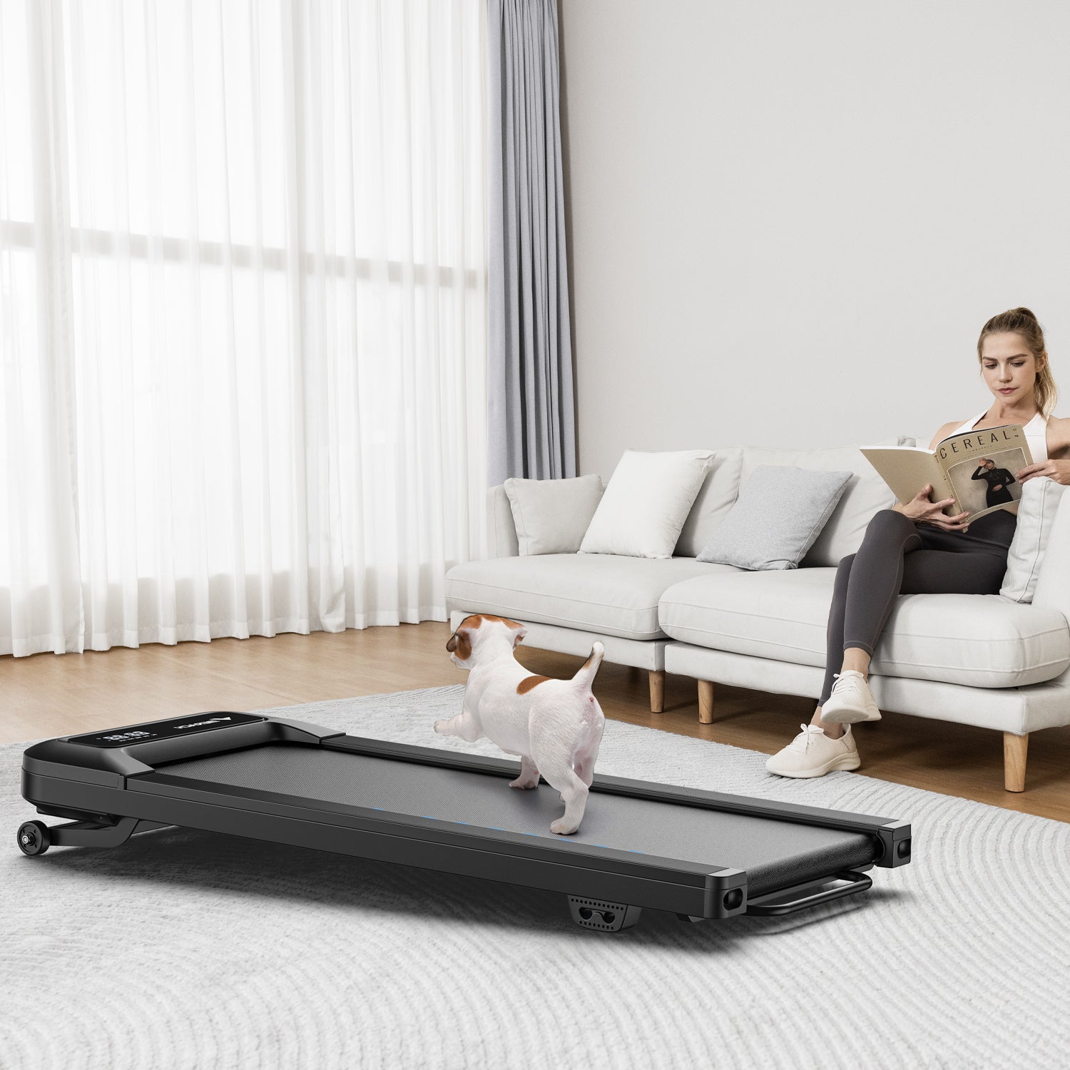 MERACH T14B1 Treadmill with 9% Auto Incline