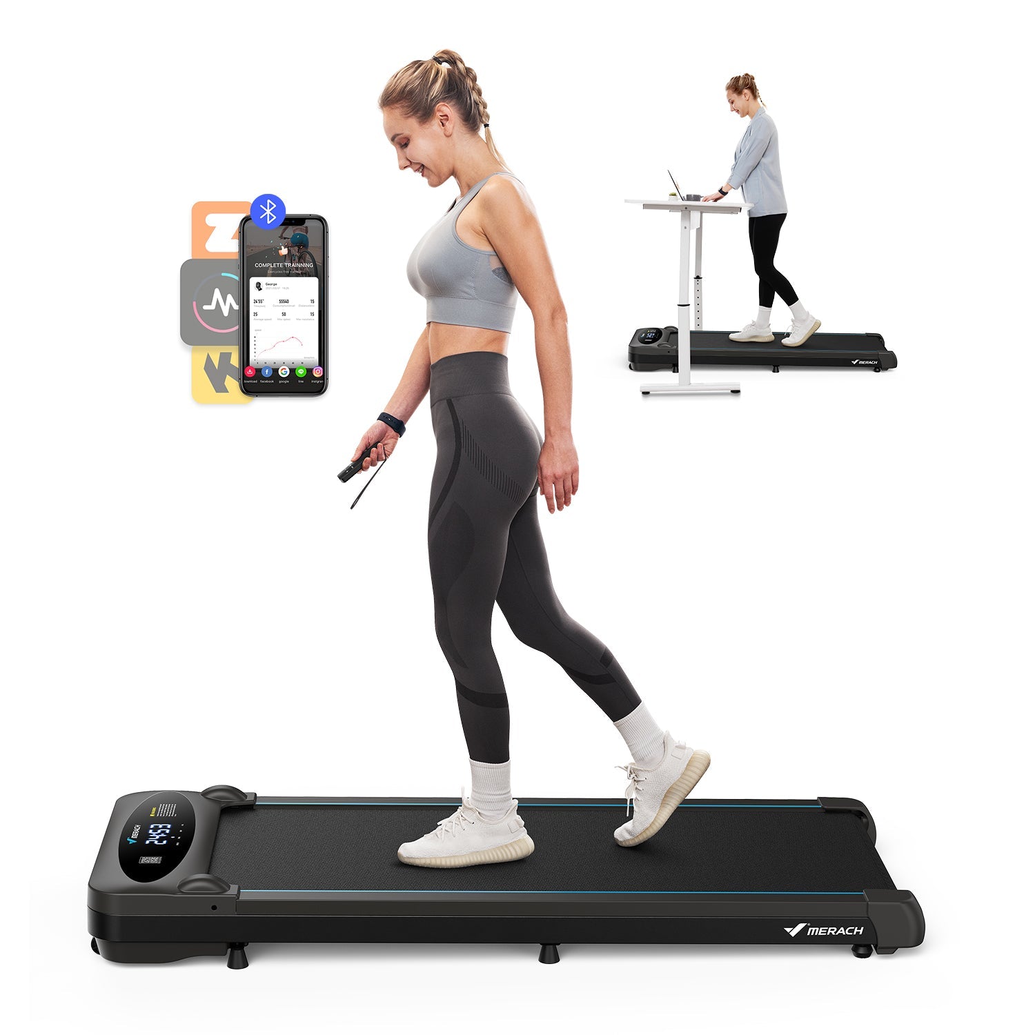 MERACH T26B1 3-in-1 Treadmill
