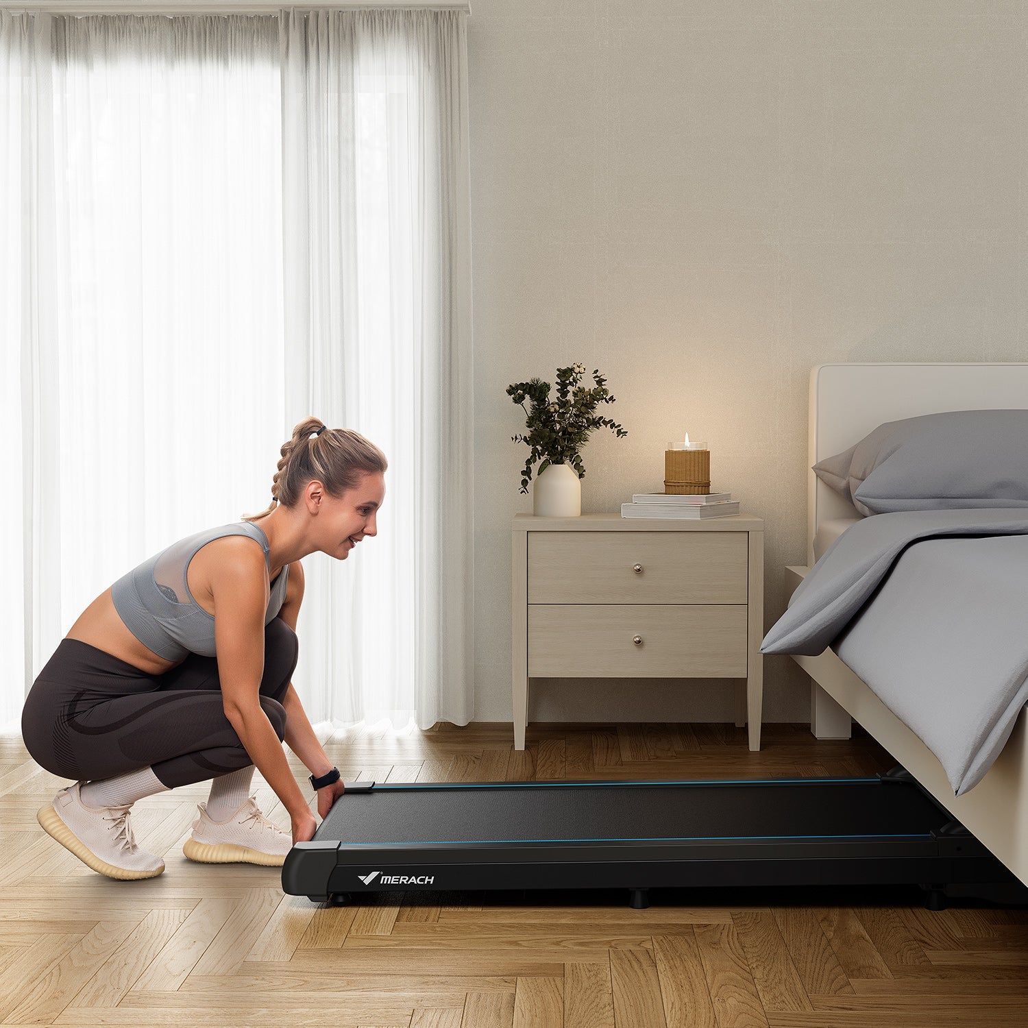 MERACH T26B1 3-in-1 Treadmill